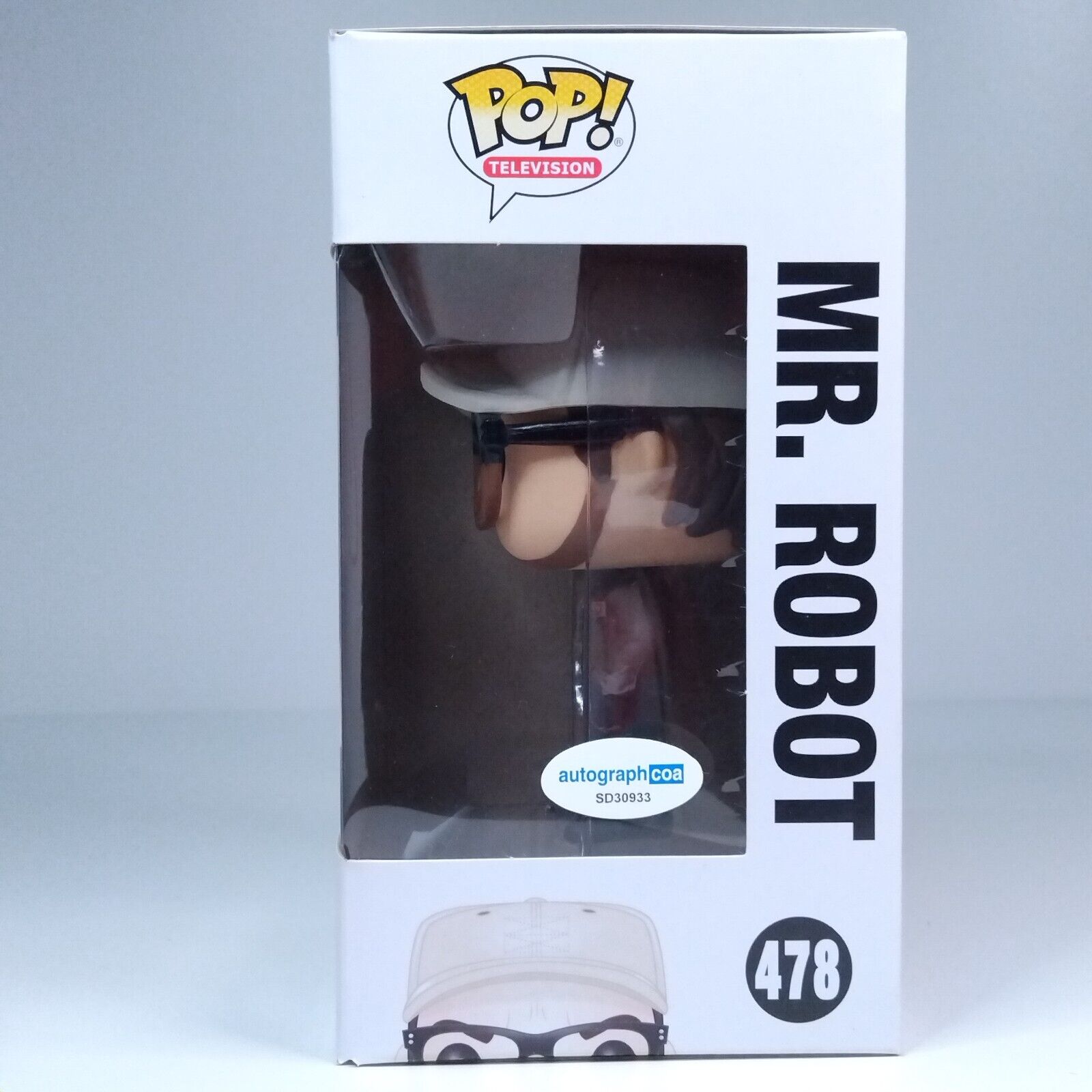 Funko Pop! TV Mr. Robot Signed Christian Slater COA #478 WS