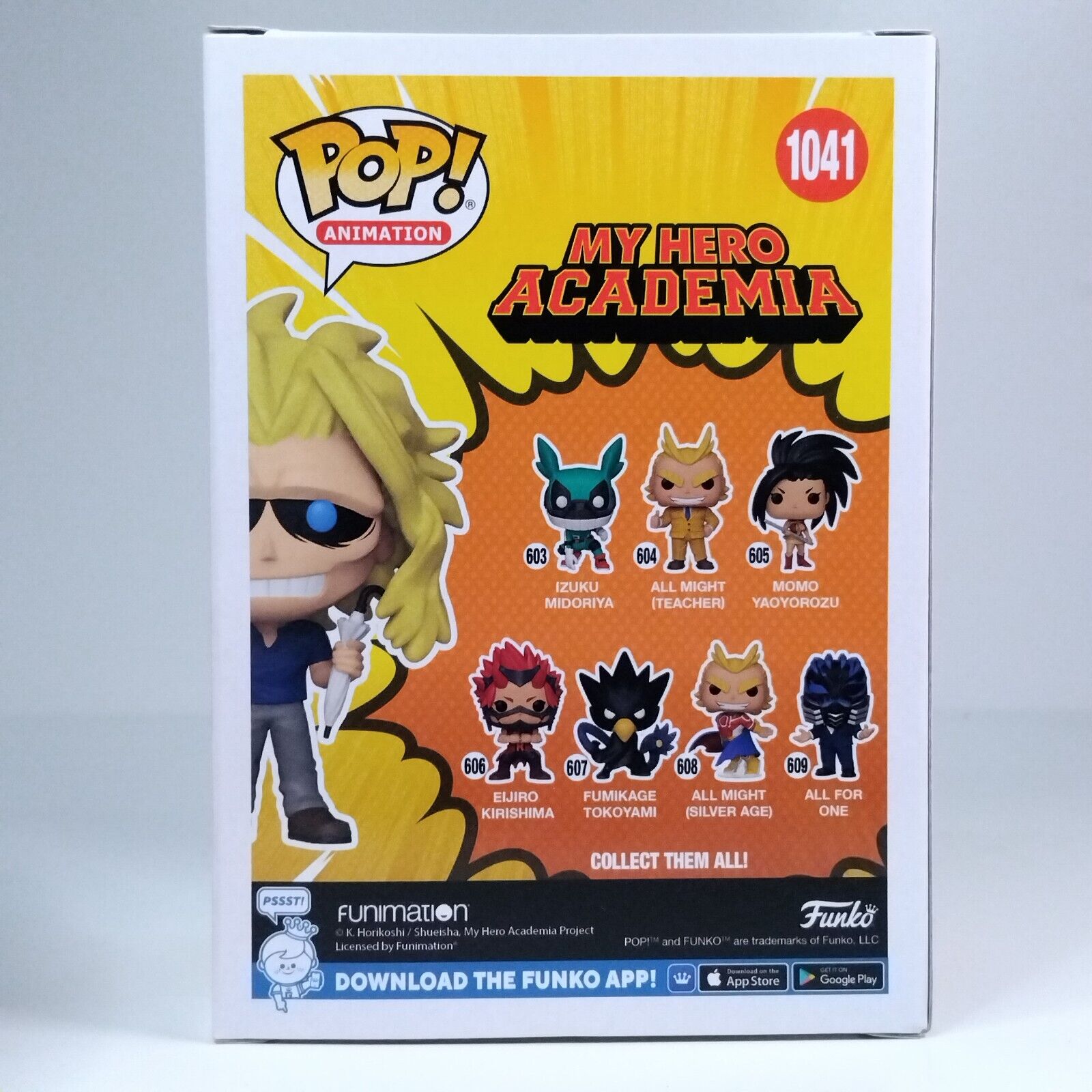 Funko Pop! Anime MHA My Hero Academia All Might Limited Edition #1041