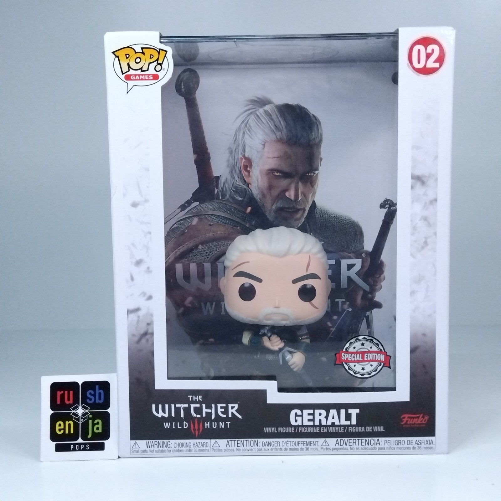 Funko Pop! Games Covers Posters The Witcher Geralt Special Edition #02