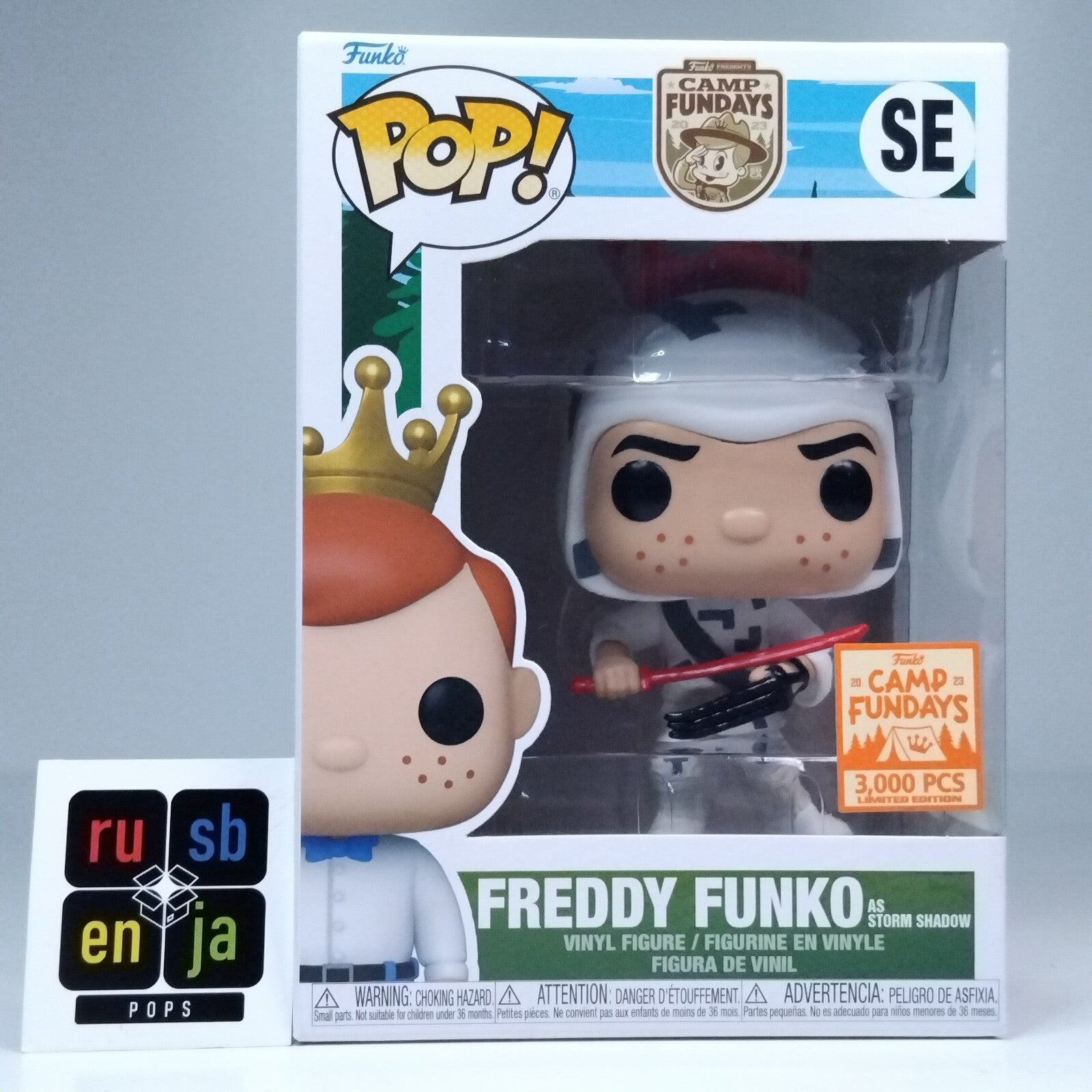 Funko Pop! Retro G.I. Joe Freddy Funko as Storm Shadow #SE