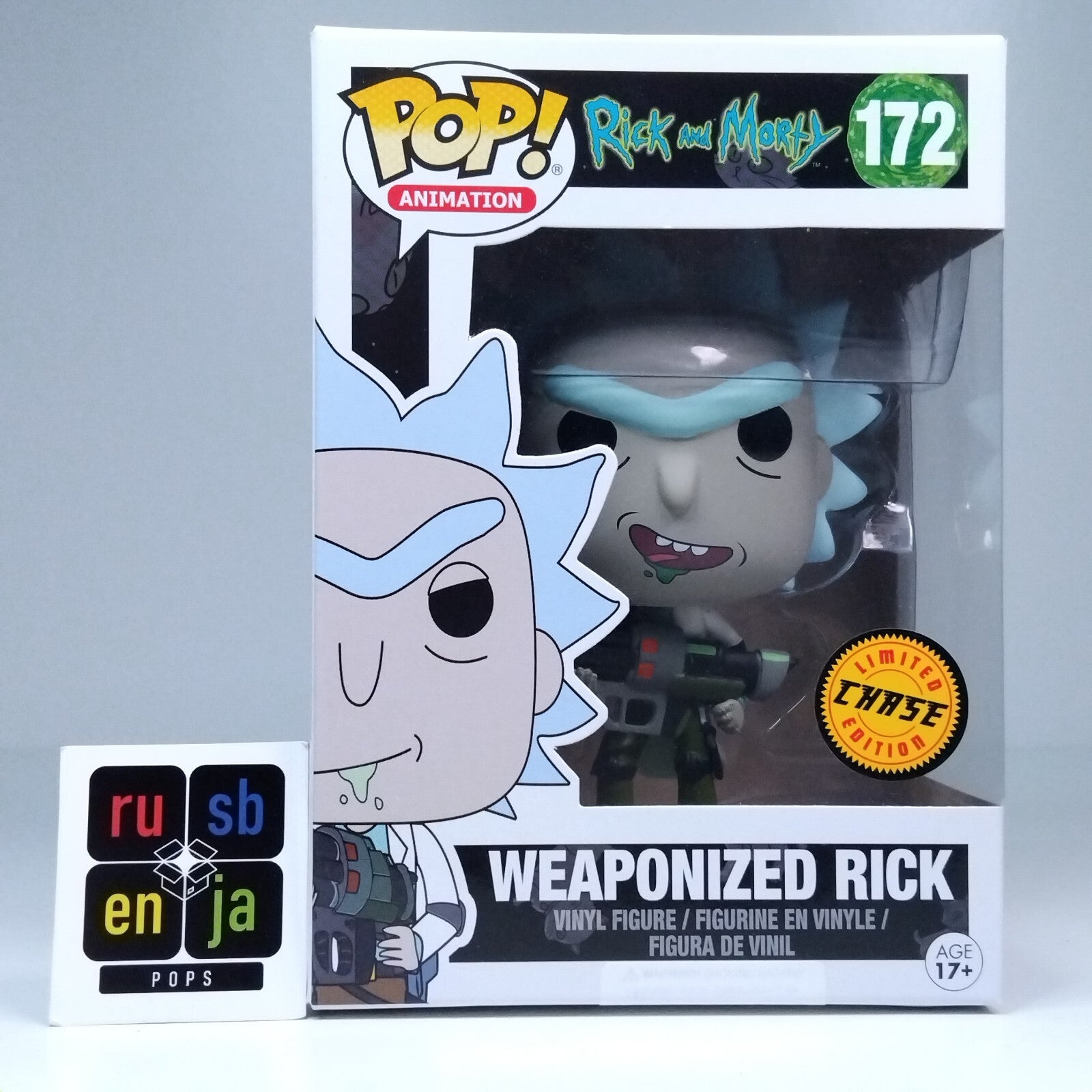 Funko Pop! Animation Rick and Morty - Weaponized Rick Chase Limited Edition #172