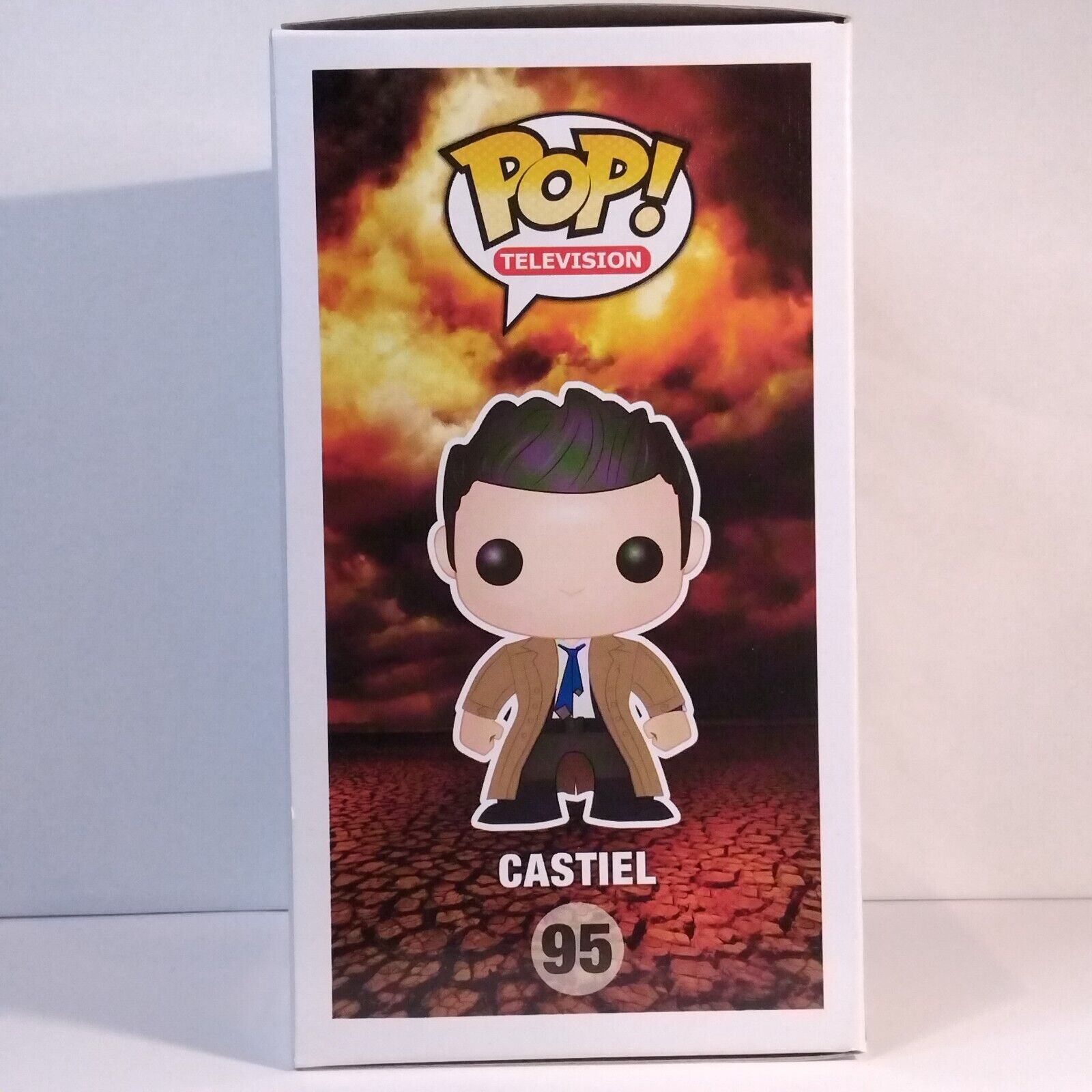 Funko Pop! TV Supernatural Castiel Signed Misha Collins COA #95