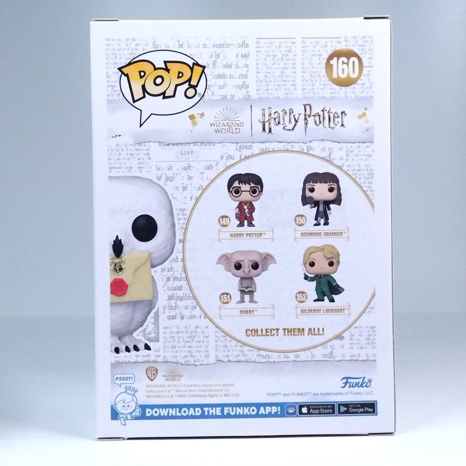 Funko Pop! Harry Potter Hedwig with Letter Wondercon Limited Edition #160