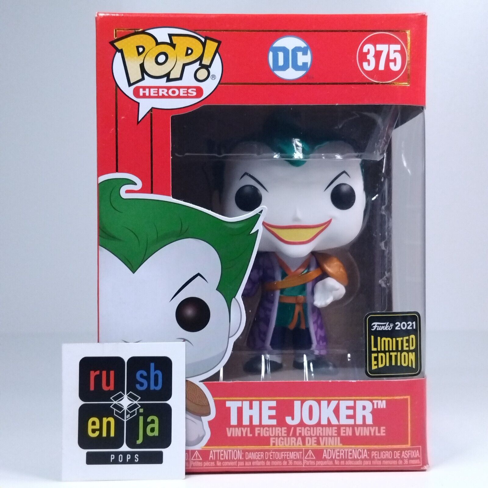 Funko Pop! DC Heroes Imperial Palace The Joker Metallic Limited Edition #375