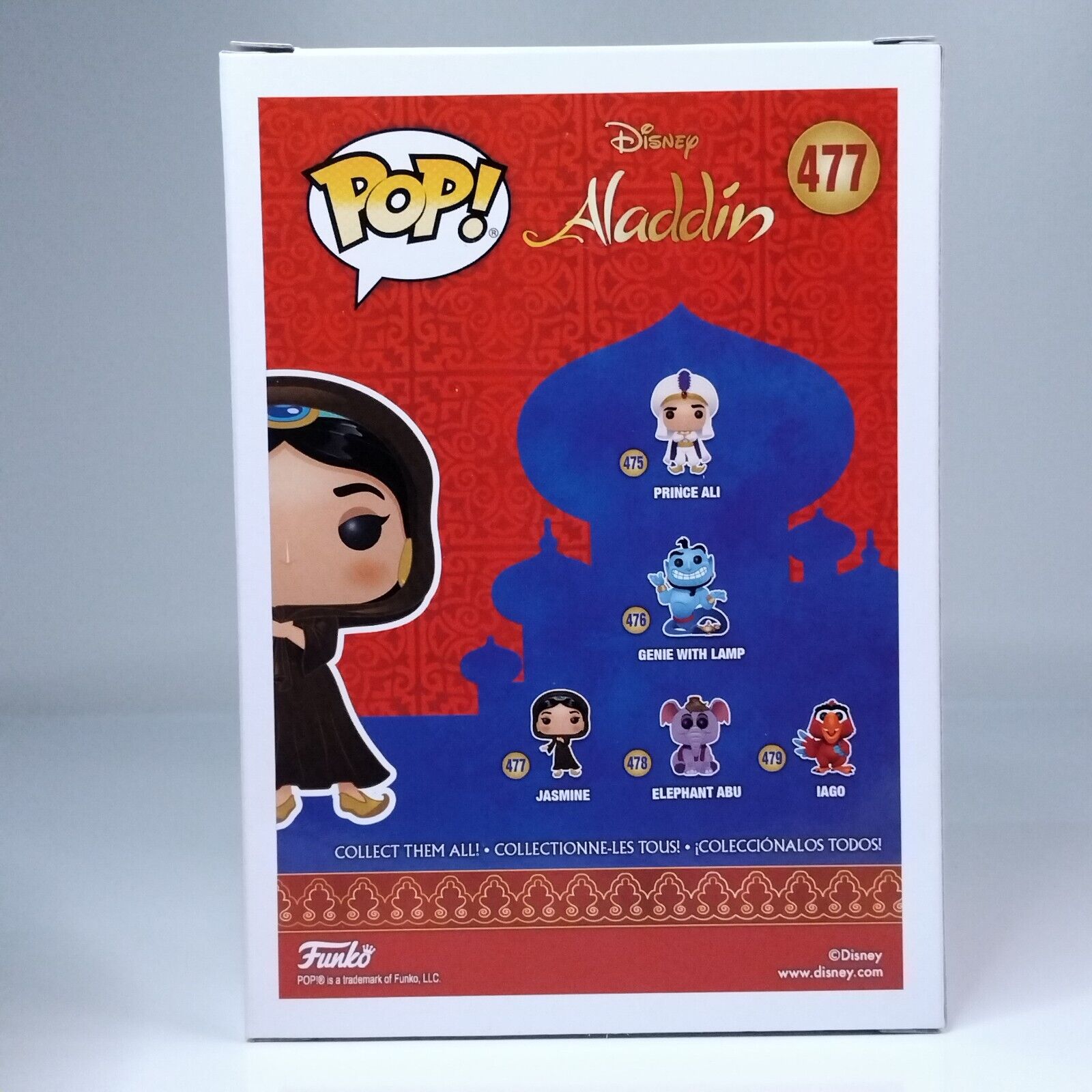 Funko Pop! Disney Aladin Princess Jasmine Signed Linda Larkin COA #477 WS