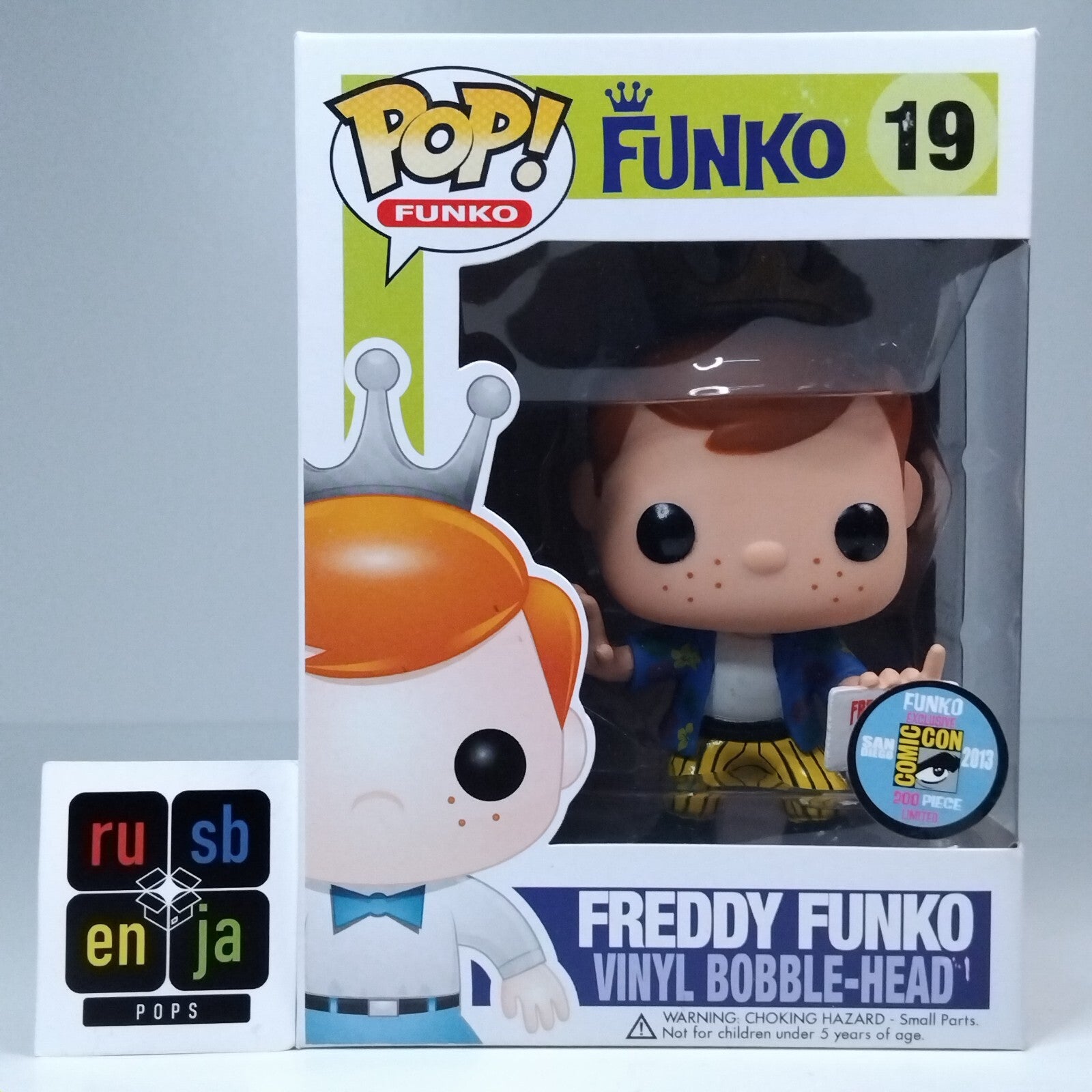 Funko Pop! Movies Freddy Funko as Ace Ventura Blue Shirt SDCC 200 Pcs #19