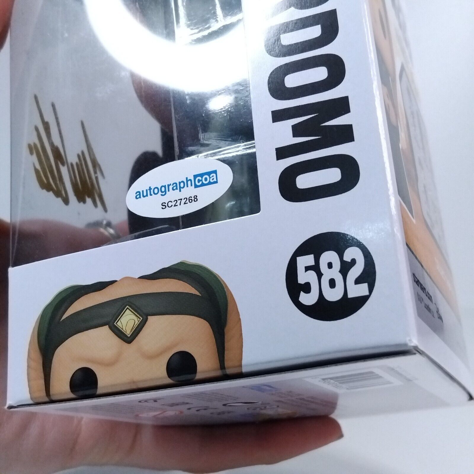 Funko Pop! Star Wars Boba Fett Majordomo Signed David Pasquesi ACOA #582 WS