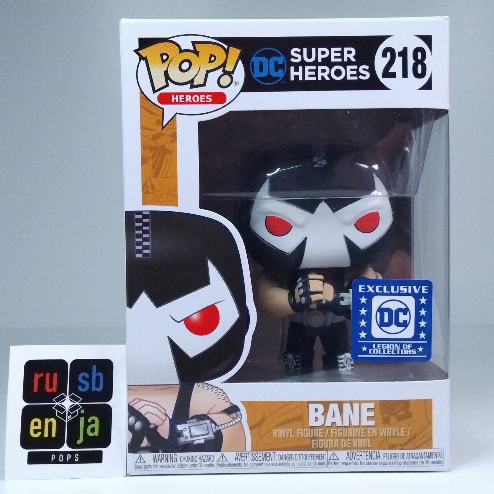 Funko Pop! DC Heroes Batman Bane Legion of Collectors #218