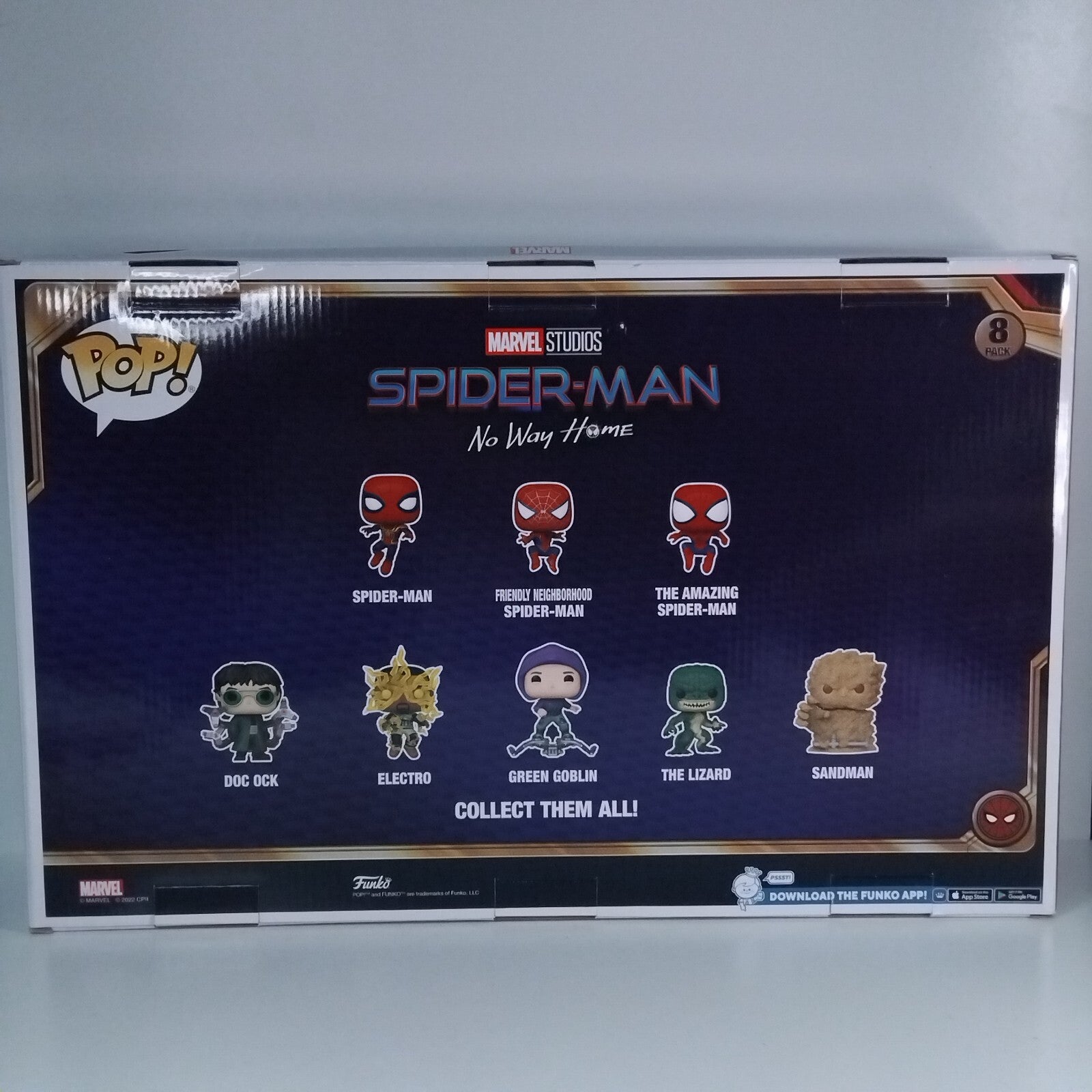Funko Pop! Marvel Spider-Man No Way Home Walmart Exclusive 8 Pack