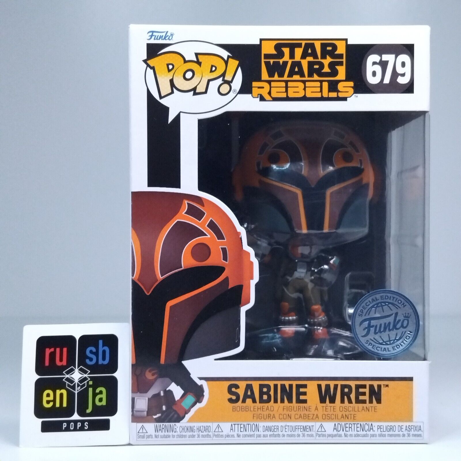 Funko Pop! Star Wars Rebels Sabine Wren Special Edition #679