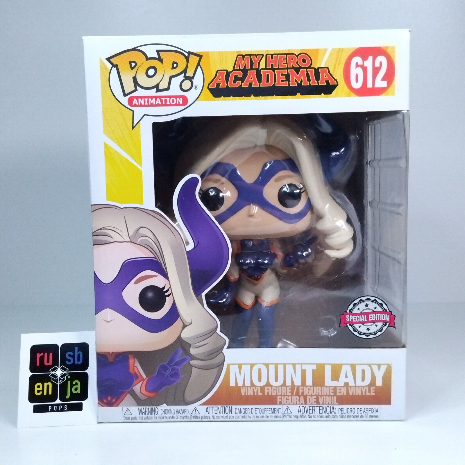 Funko Pop! Anime MHA My Hero Academia Mount Lady 6" Inch Special Edition #612