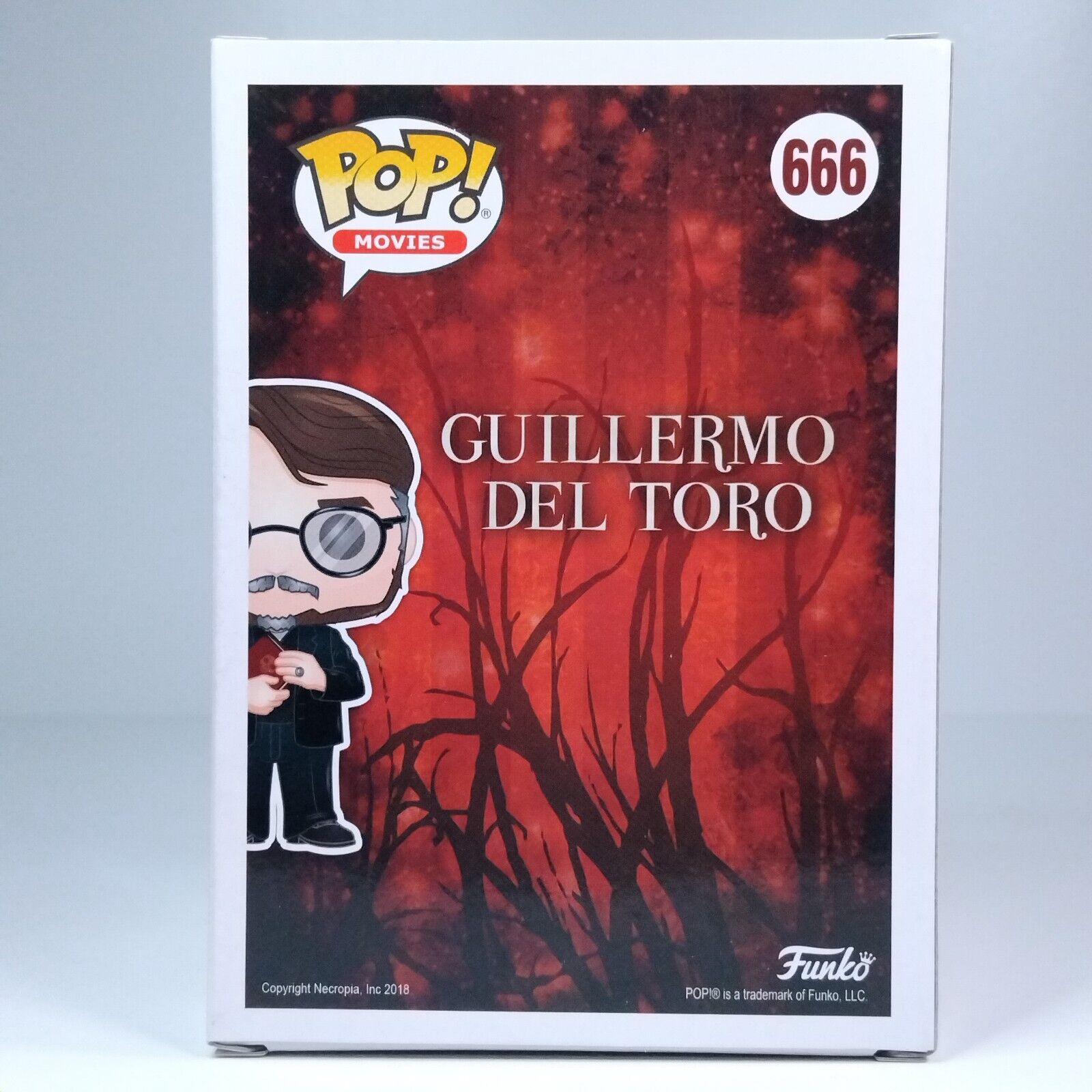 Funko Pop! Movies Director Guillermo Del Toro Signed COA #666 WS