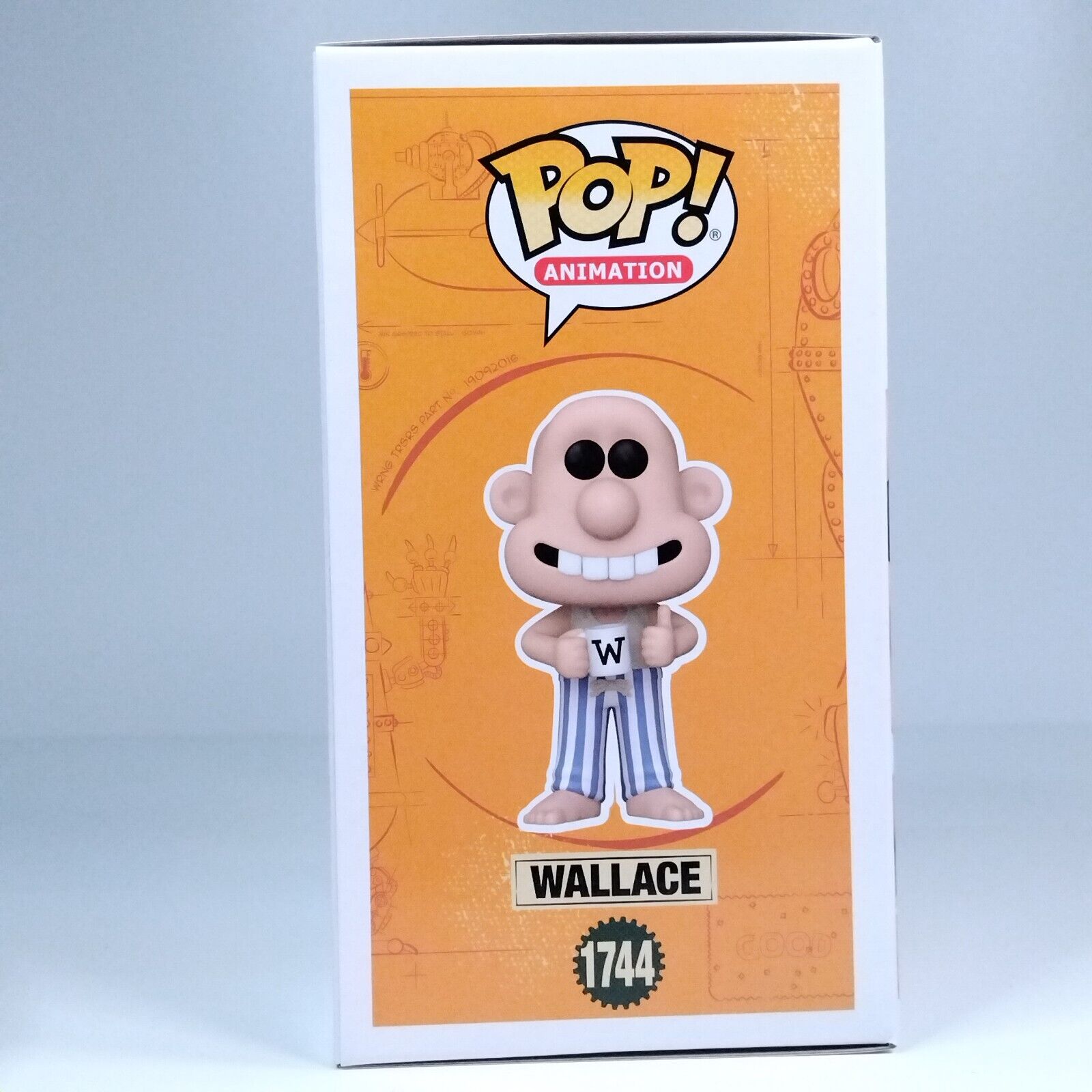 Funko Pop! Animation Wallace & Gromit Signed Nick Park COA #1744 WS