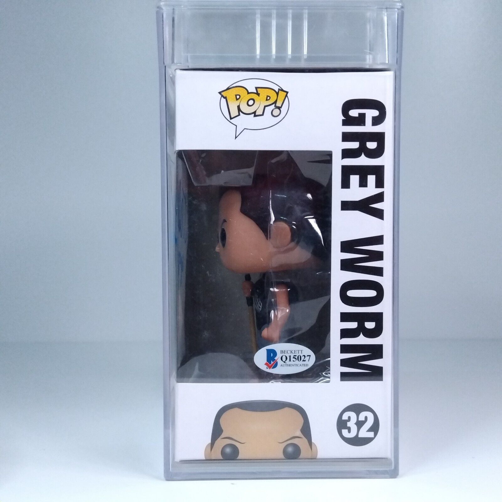 Funko Pop! TV Game of Thrones Grey Worm Signed Jacob Anderson COA PSA 9 #32