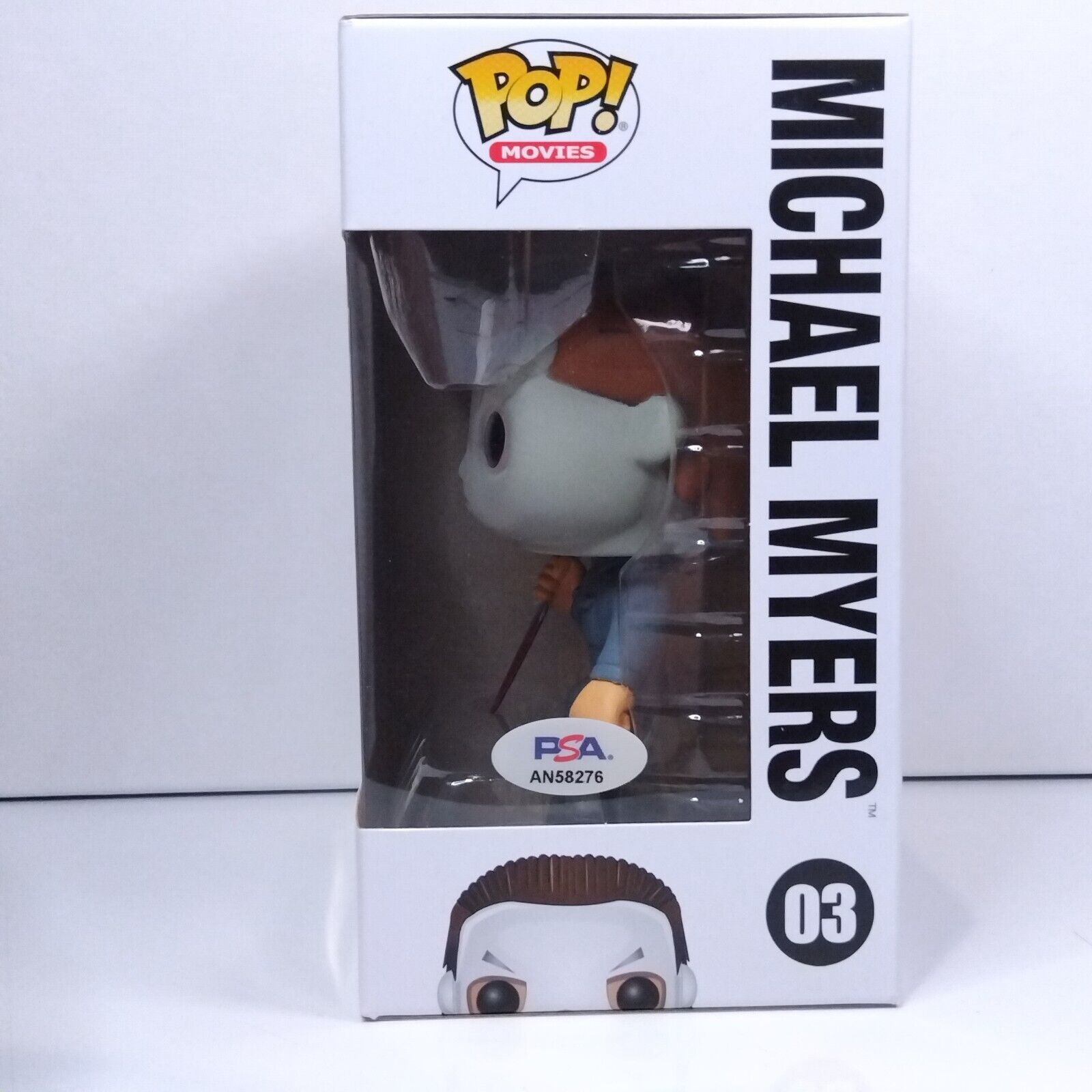 Funko Pop! Movie Horror Halloween Michael Myers Signed Rohan Campbell COA #03 WS