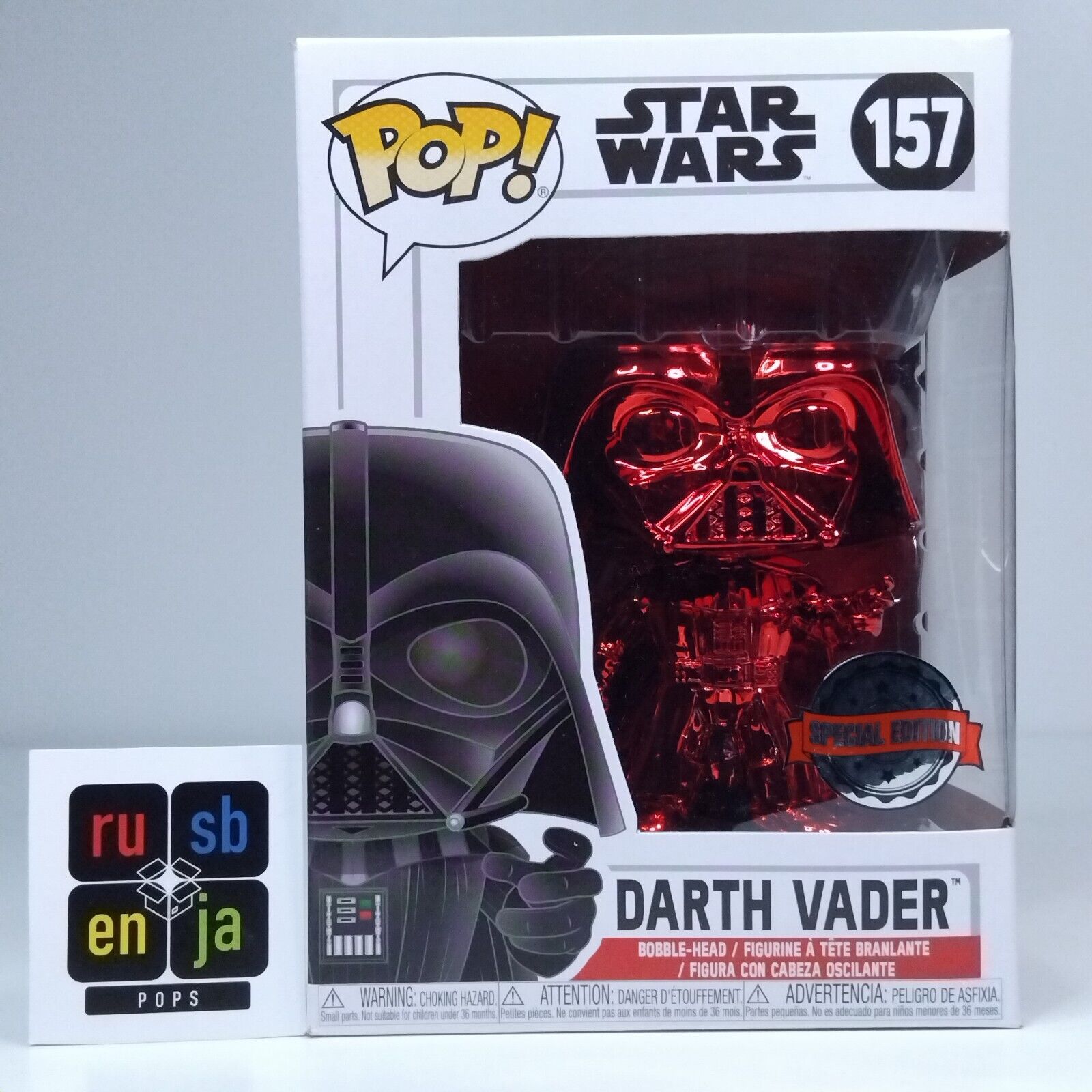 Funko Pop! Star Wars Darth Vader Red Chrome Special Edition #157