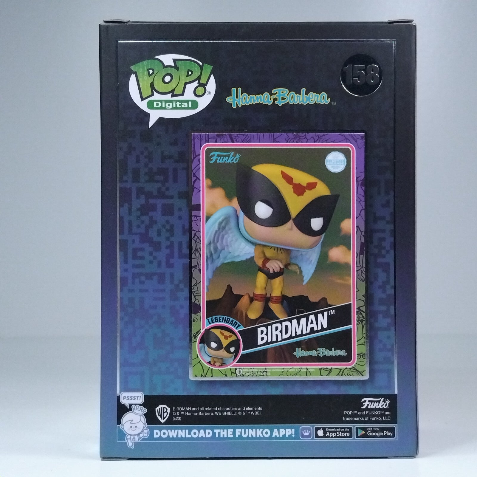 Funko Pop! Digital Animation Hanna Barbera Birdman 2,000 Pcs #158