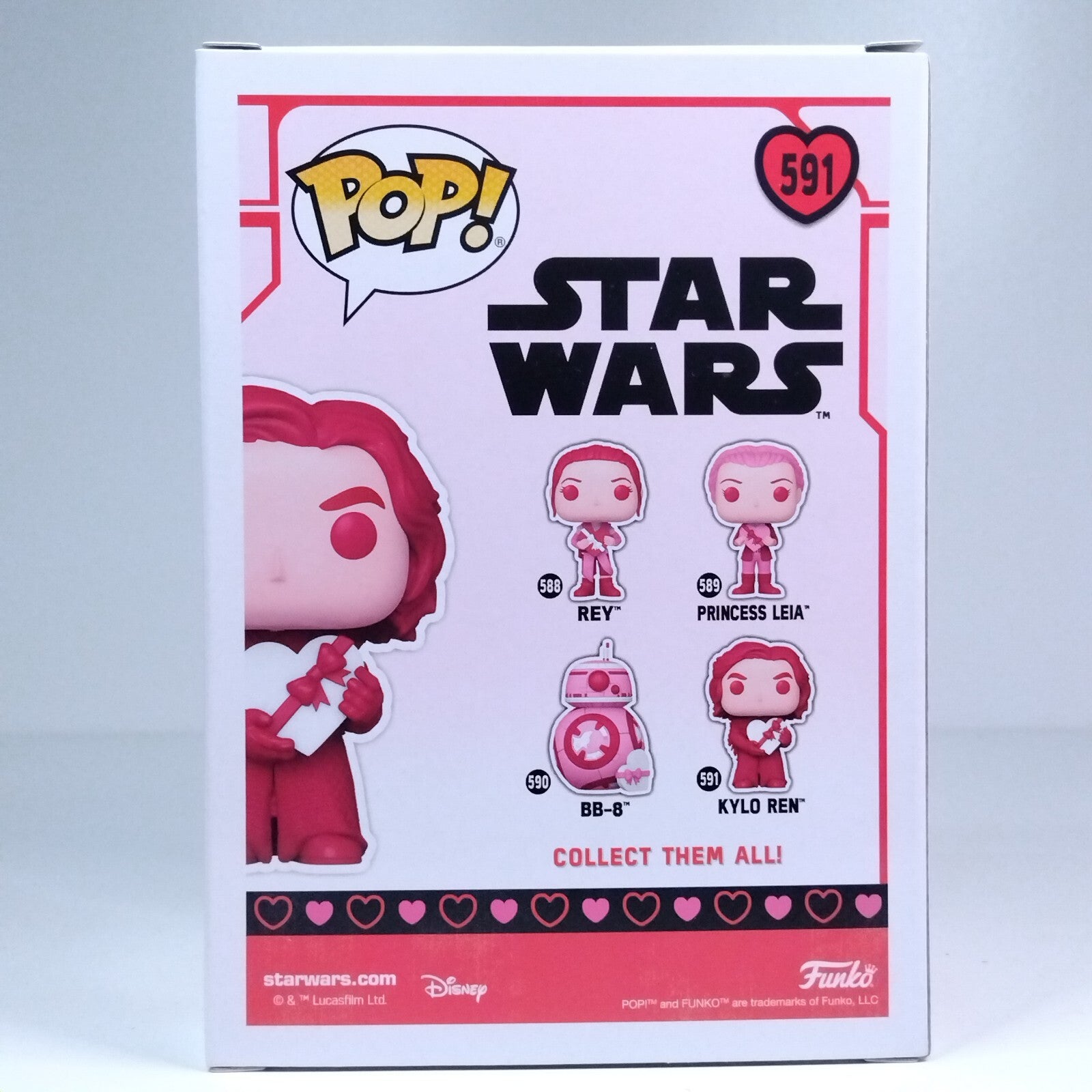 Funko Pop! Star Wars Valentine's Day Kylo Ren #591