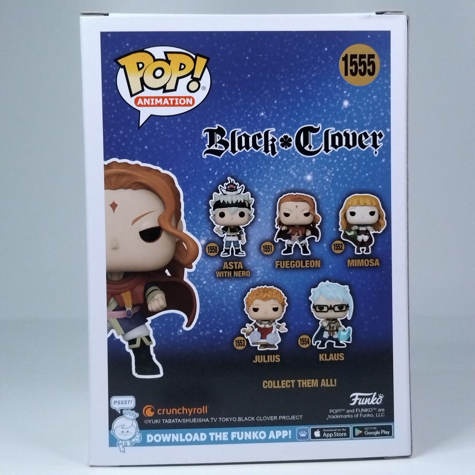 Funko Pop! Anime Black Clover Fuegoleon Glows Special Edition #1555