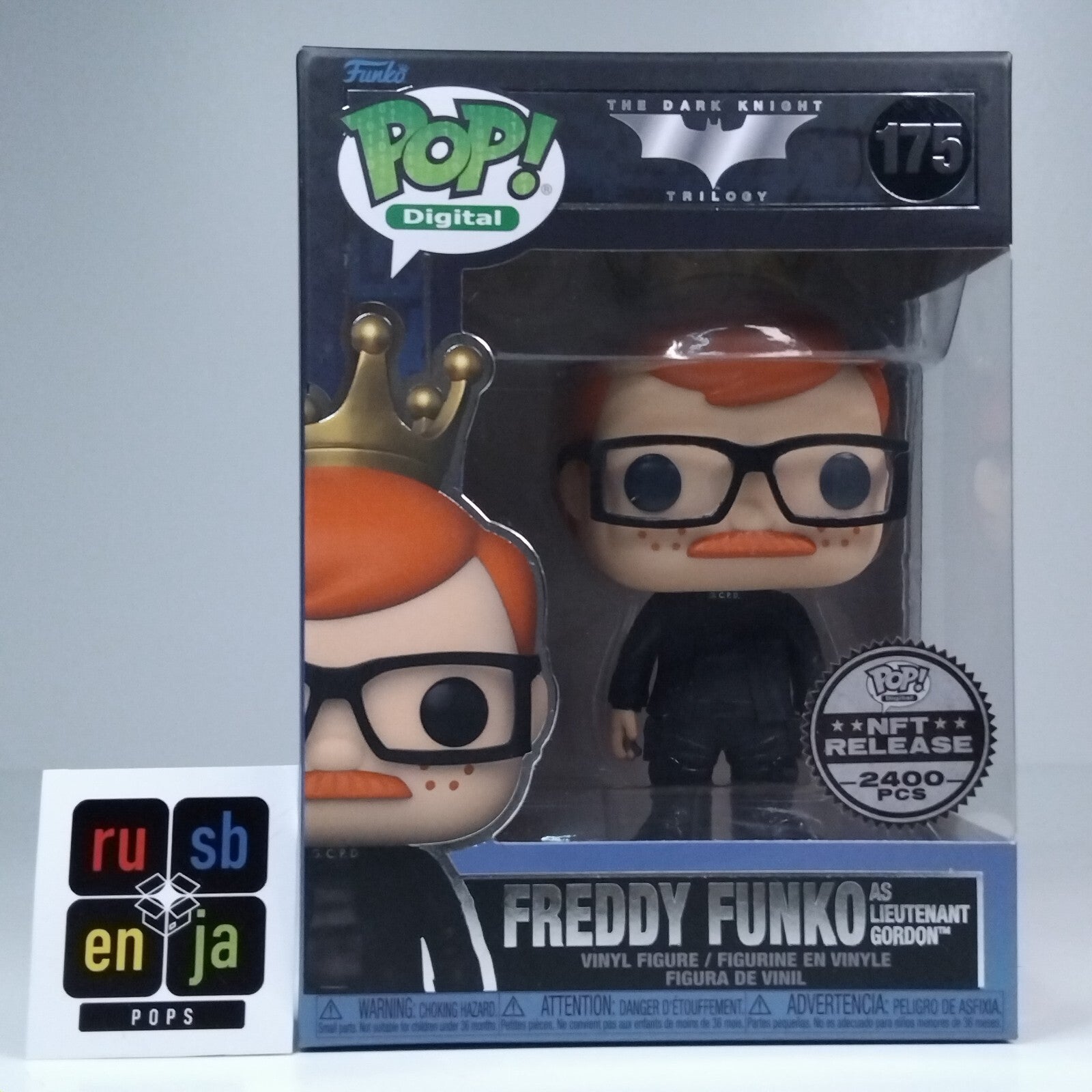 Funko Pop! Digital DC Heroes Batman Freddy Funko Lieutenant Gordon 2,400 Pc #175