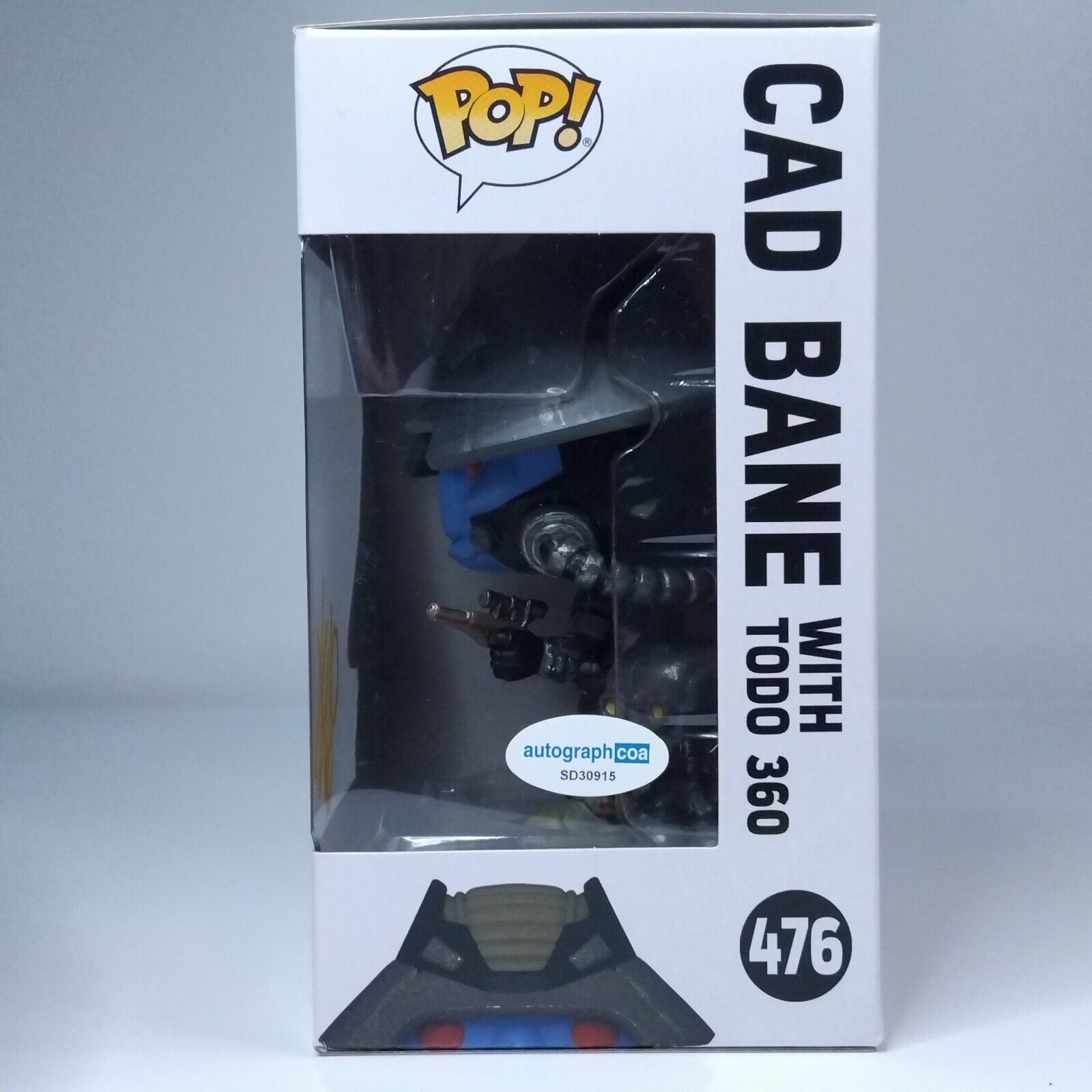 Funko Pop! Star Wars Cad Bane with Todo Signed Seth Green COA #476 WS