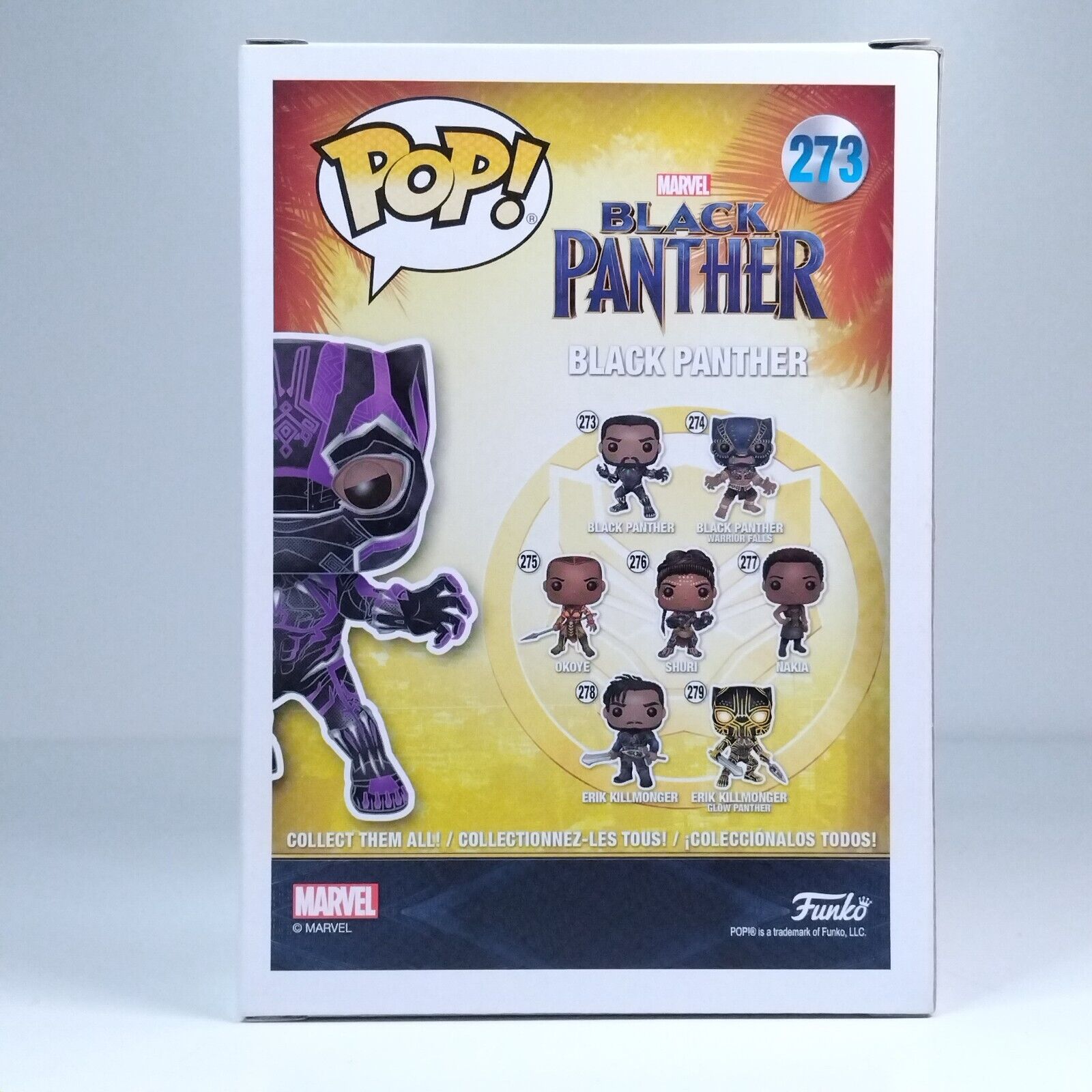 Funko Pop! Marvel Black Panther Glows Target Exclusive #273