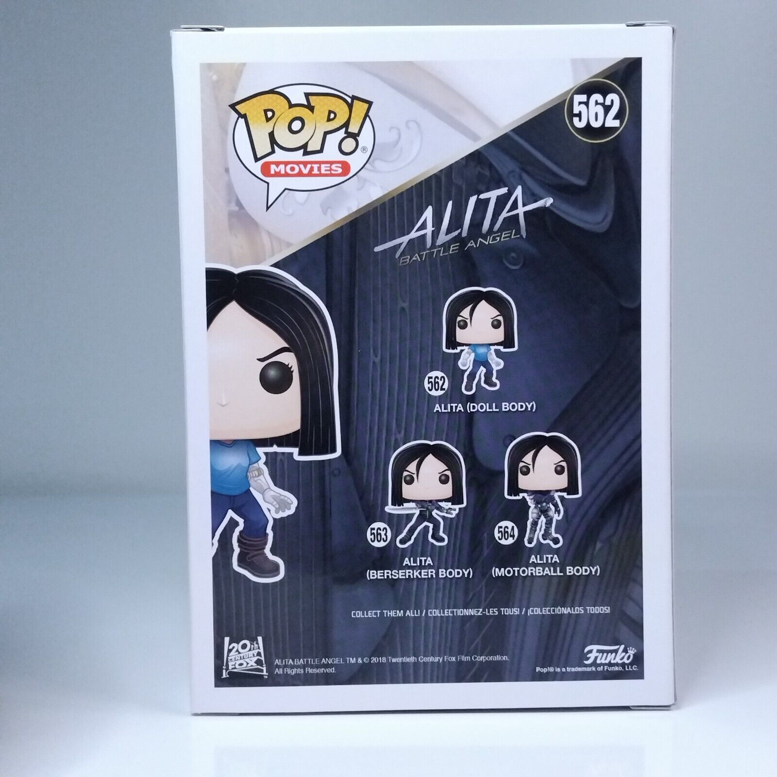 Funko Pop! Movies Alita Battle Angel Signed Rosa Salazar COA #562 WS