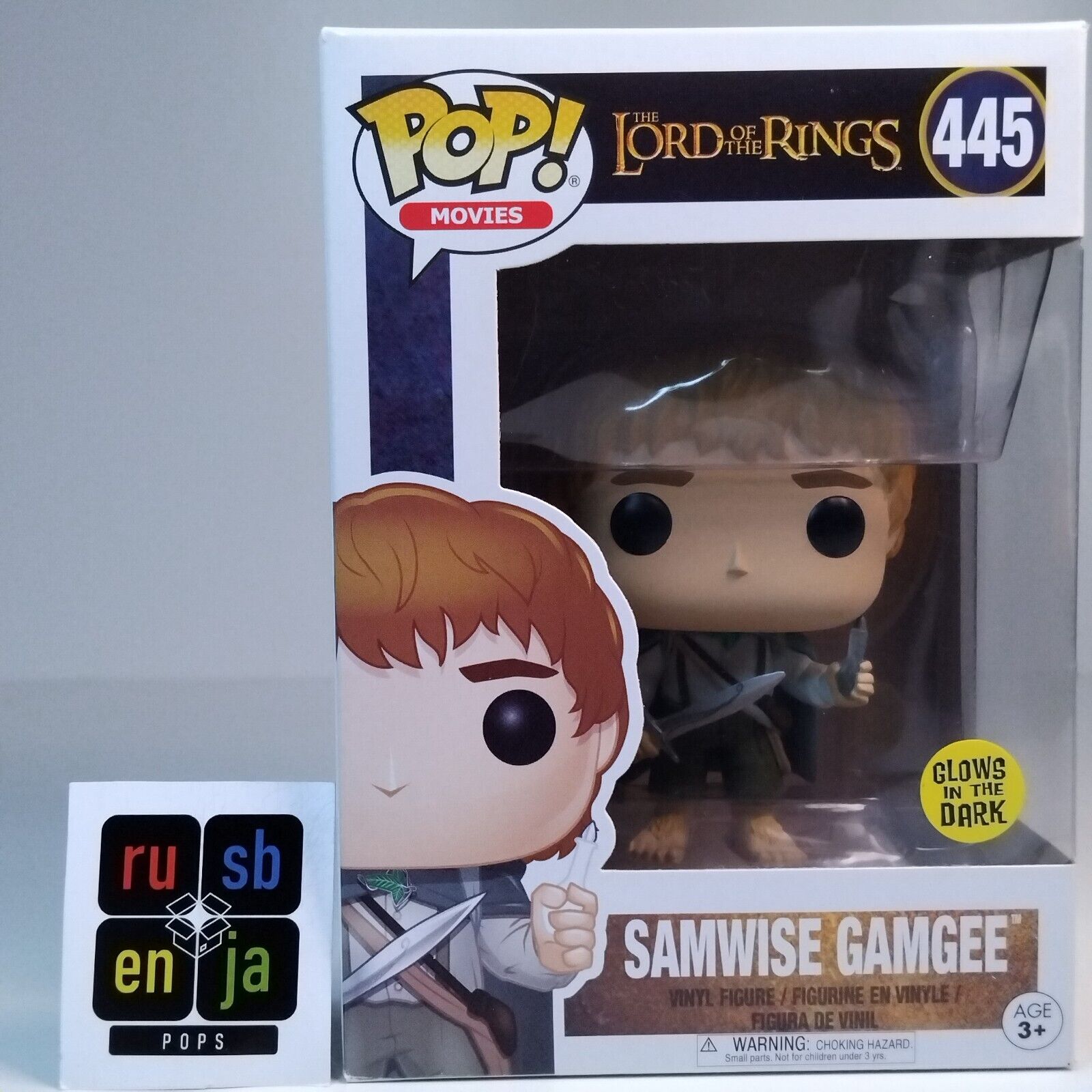 Funko Pop! Movies Lord of the Rings Samwise Gamgee Glows #445