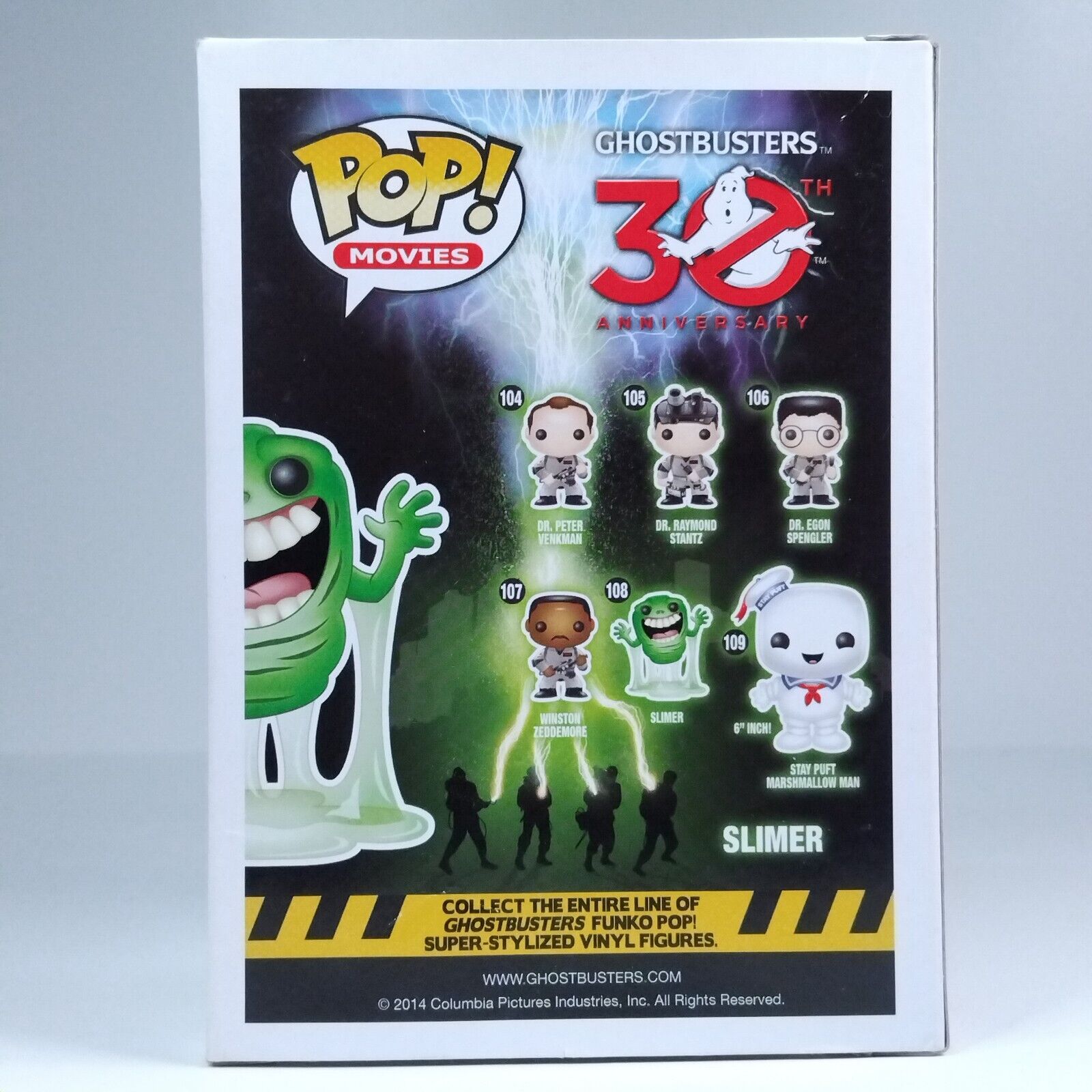 Funko Pop! Movies Ghostbusters Slimer Glows in Dark SDCC 2,500 Pcs #108