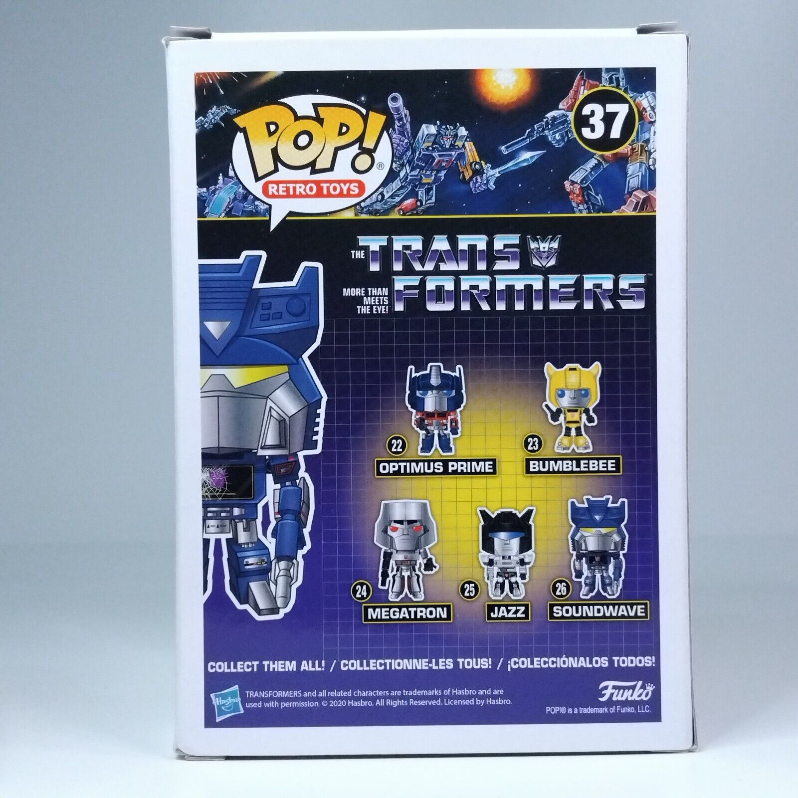 Funko Pop! Retro Toys Transformers Soundwave Special Edition #37