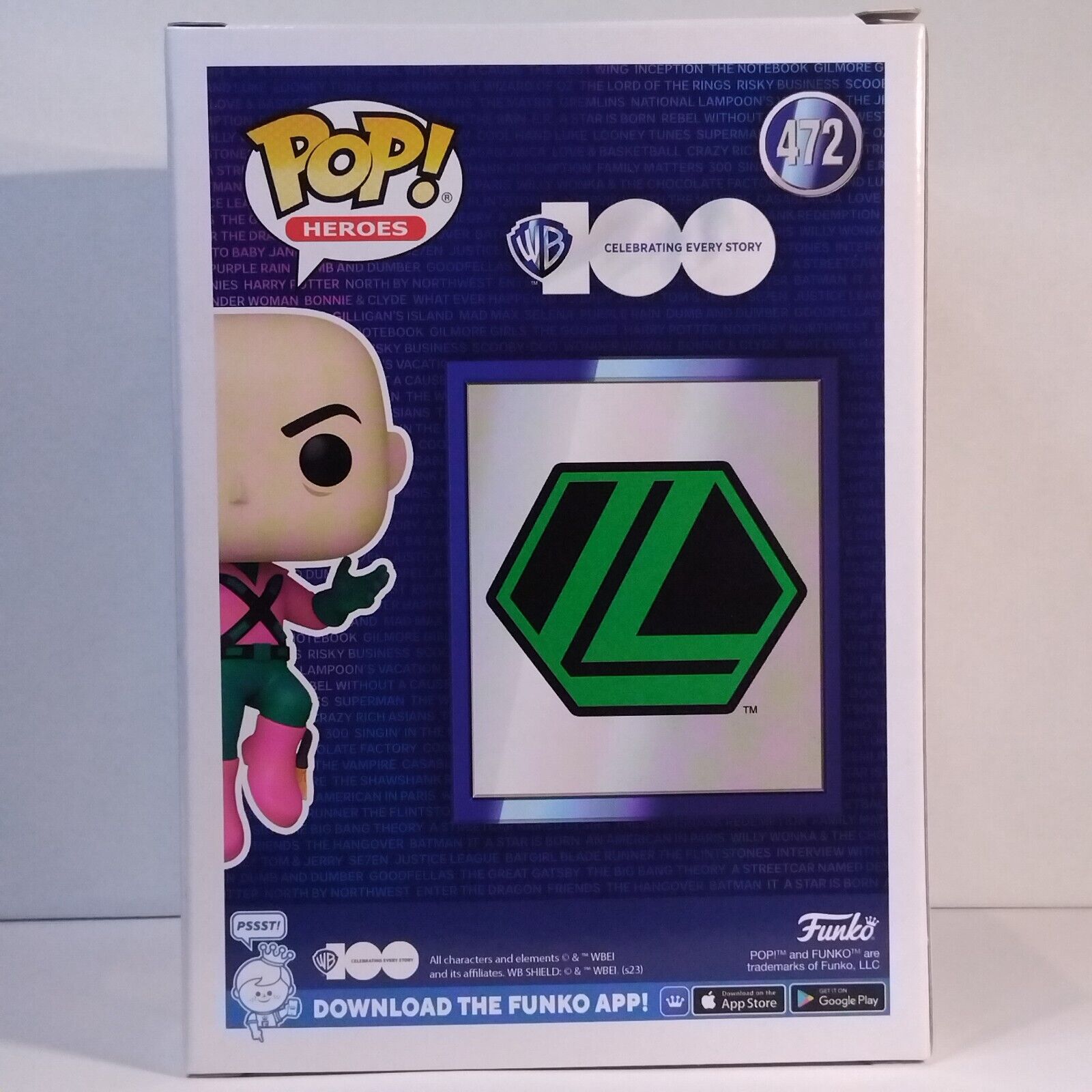 Funko Pop! DC Heroes Superman Lex Luthor Signed Jesse Eisenberg COA #472 WS