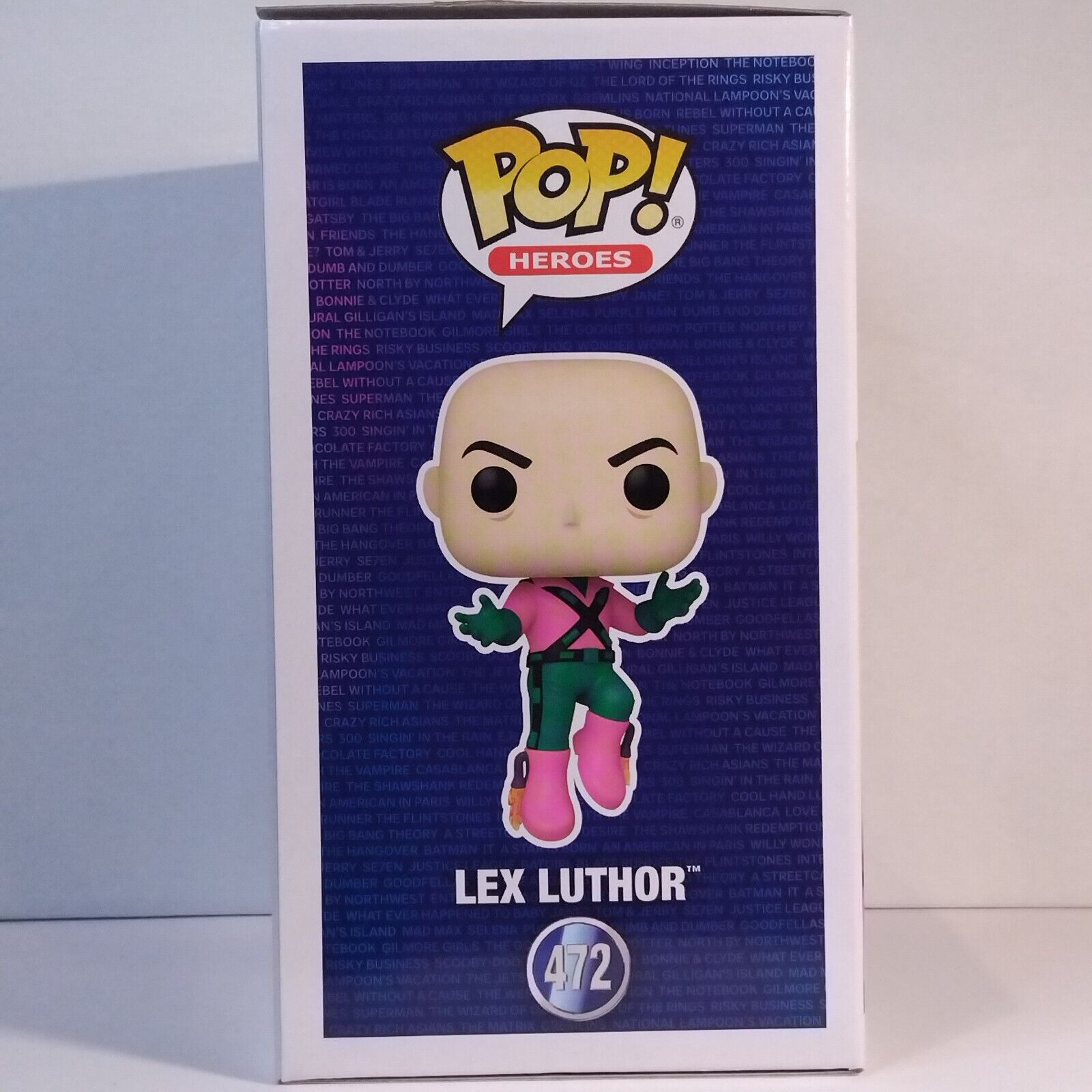 Funko Pop! DC Heroes Superman Lex Luthor Signed Jesse Eisenberg COA #472 WS