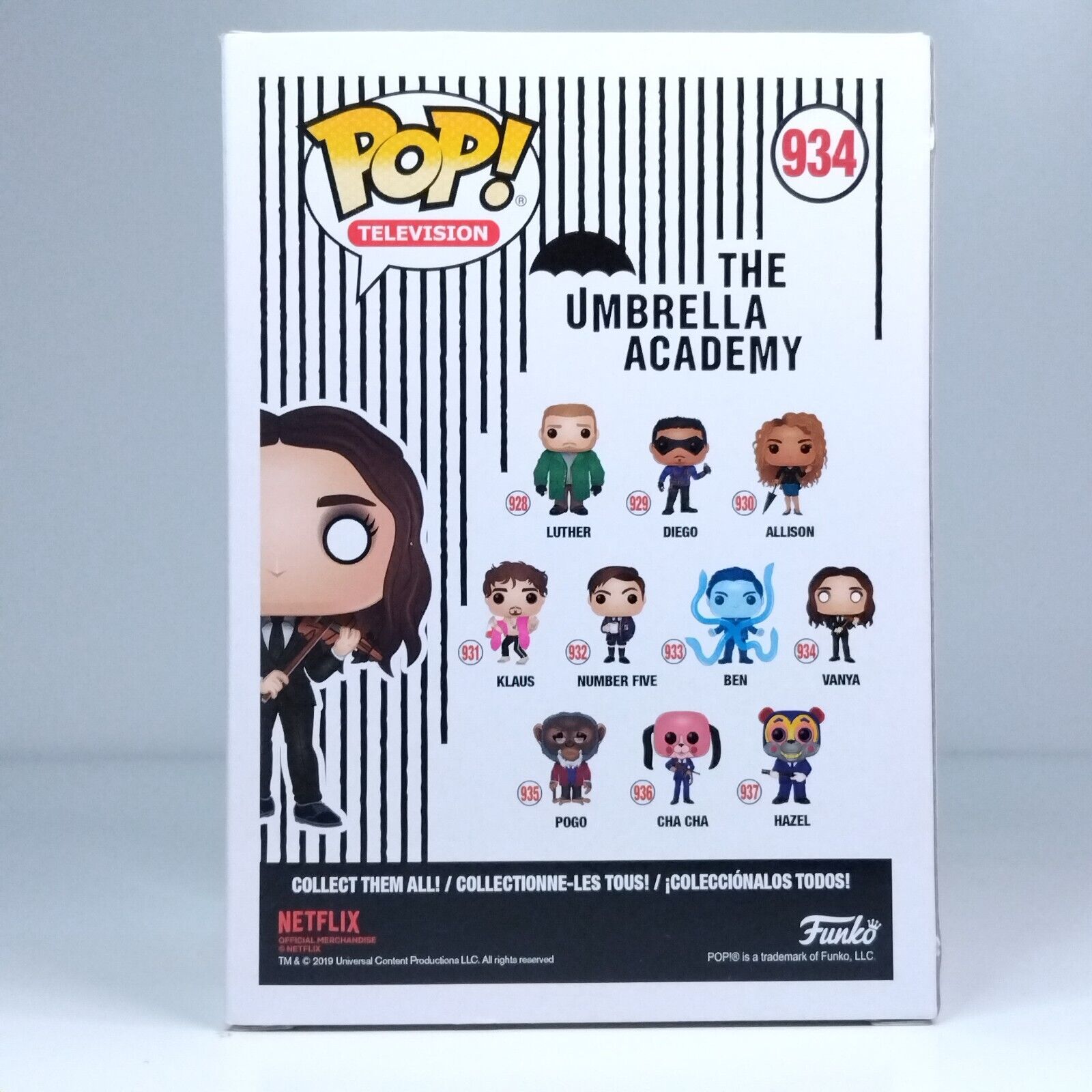 Funko Pop! TV The Umbrella Academy Vanya Chase Edition #934