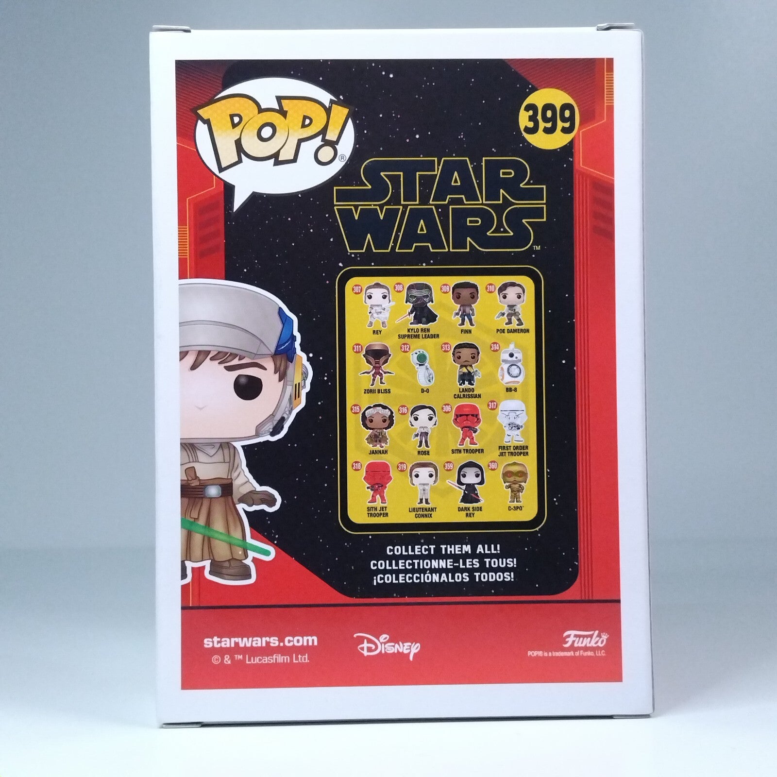 Funko Pop! Star Wars Luke Skywalker Jedi Training Limited Edition #399