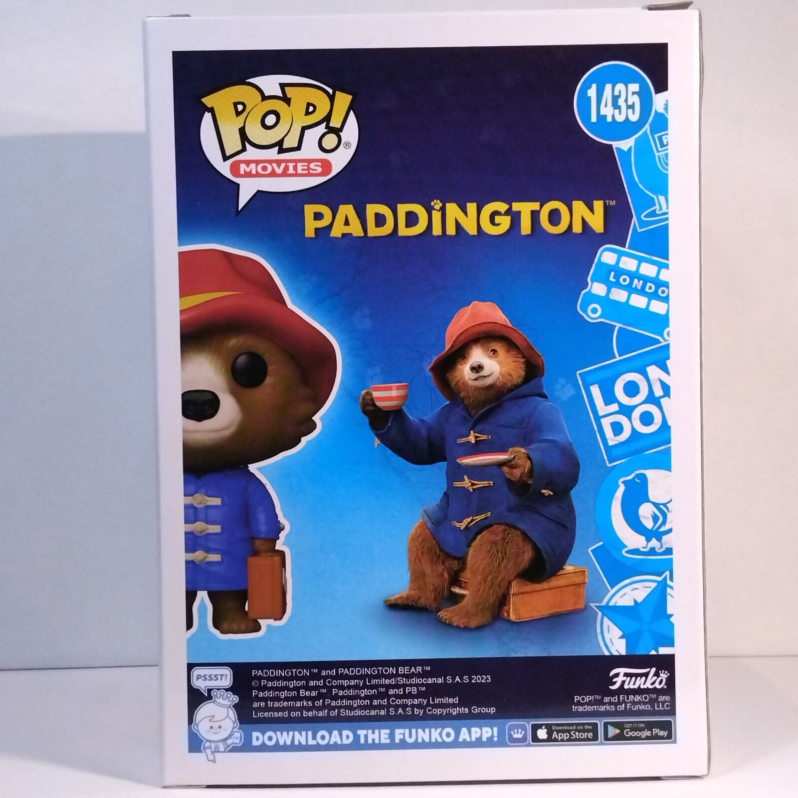 Funko Pop! Movies Paddington Signed Ben Whishaw COA #1435 WS