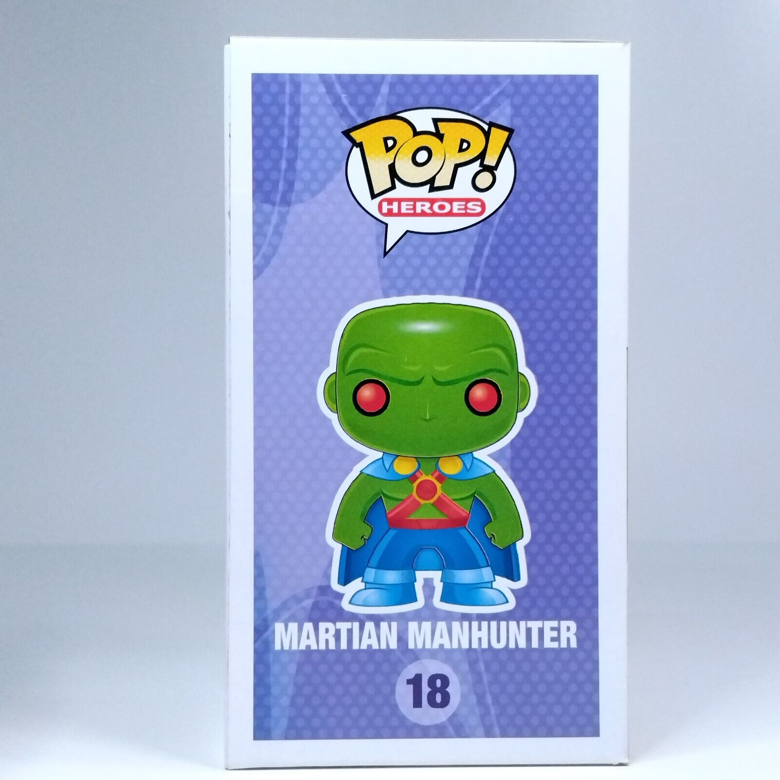 Funko Pop! DC Heroes Universe Martian Manhunter Metallic SDCC 480 Pcs #18