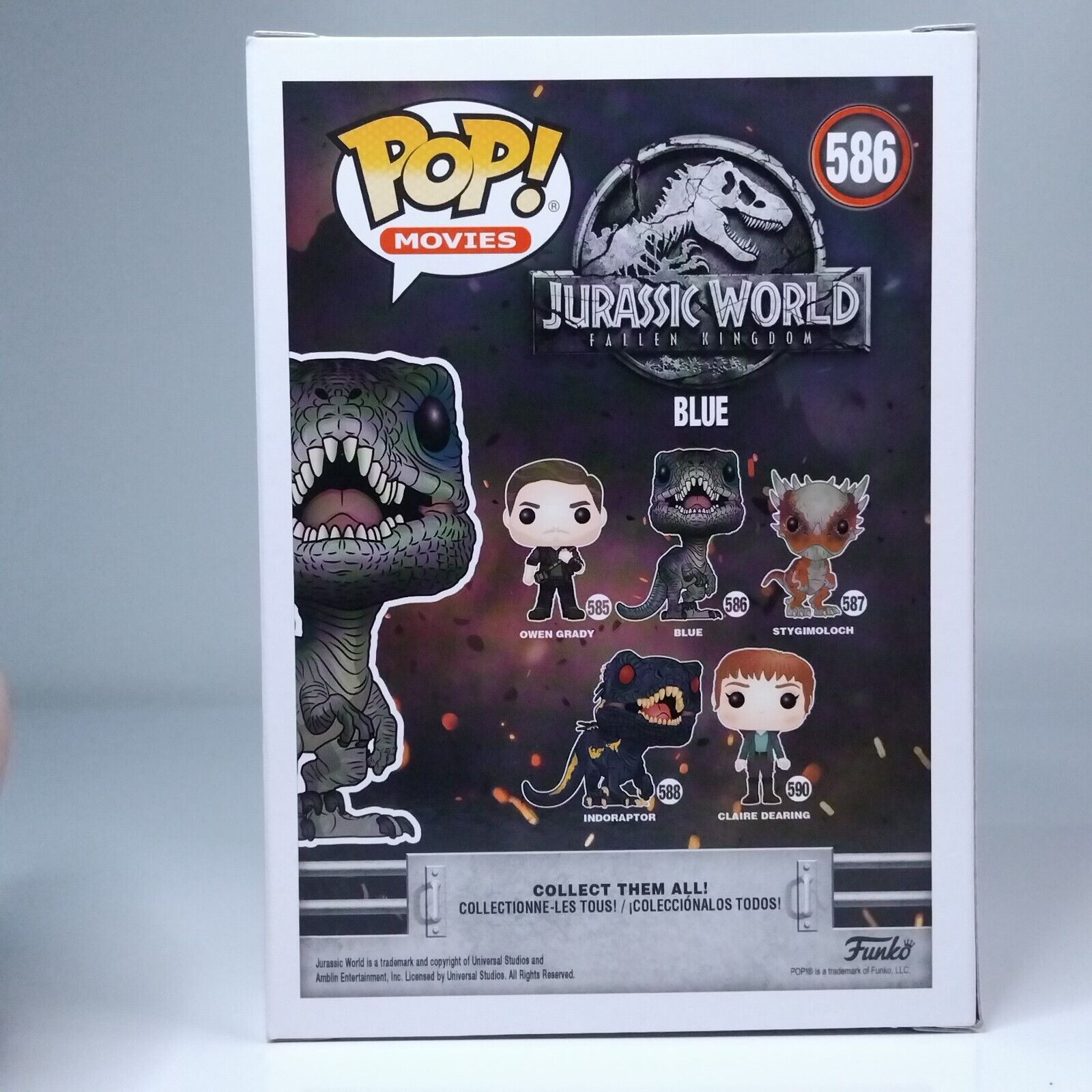 Funko Pop! Movies Jurassic World Director Signed Colin Trevorrow COA #586 WS