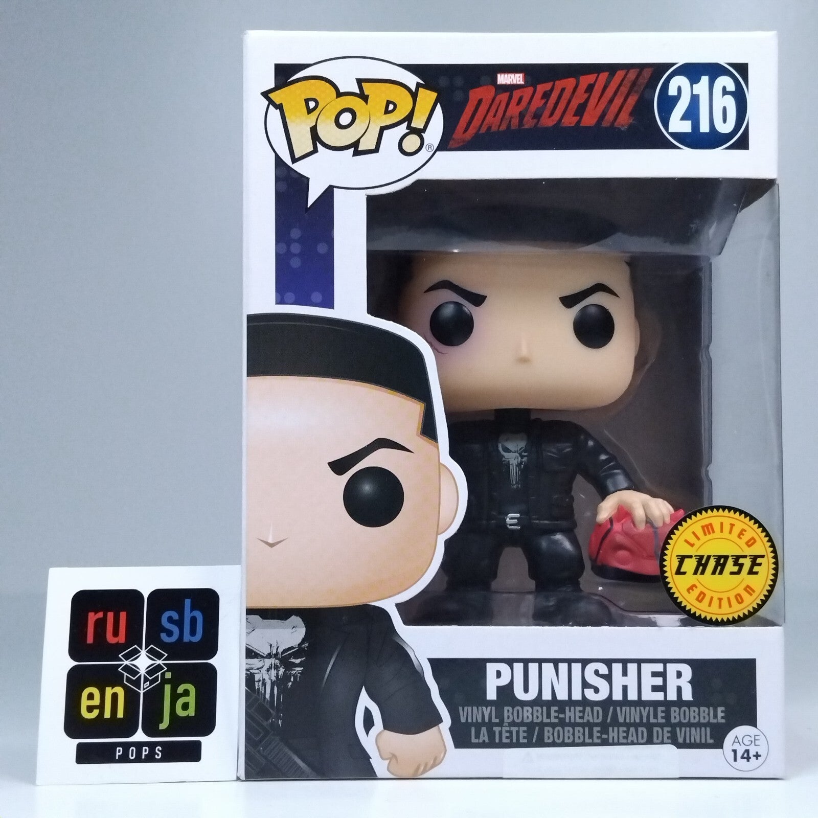 Funko Pop! Marvel Daredevil Punisher with Daredevil Mask Chase Edition #216