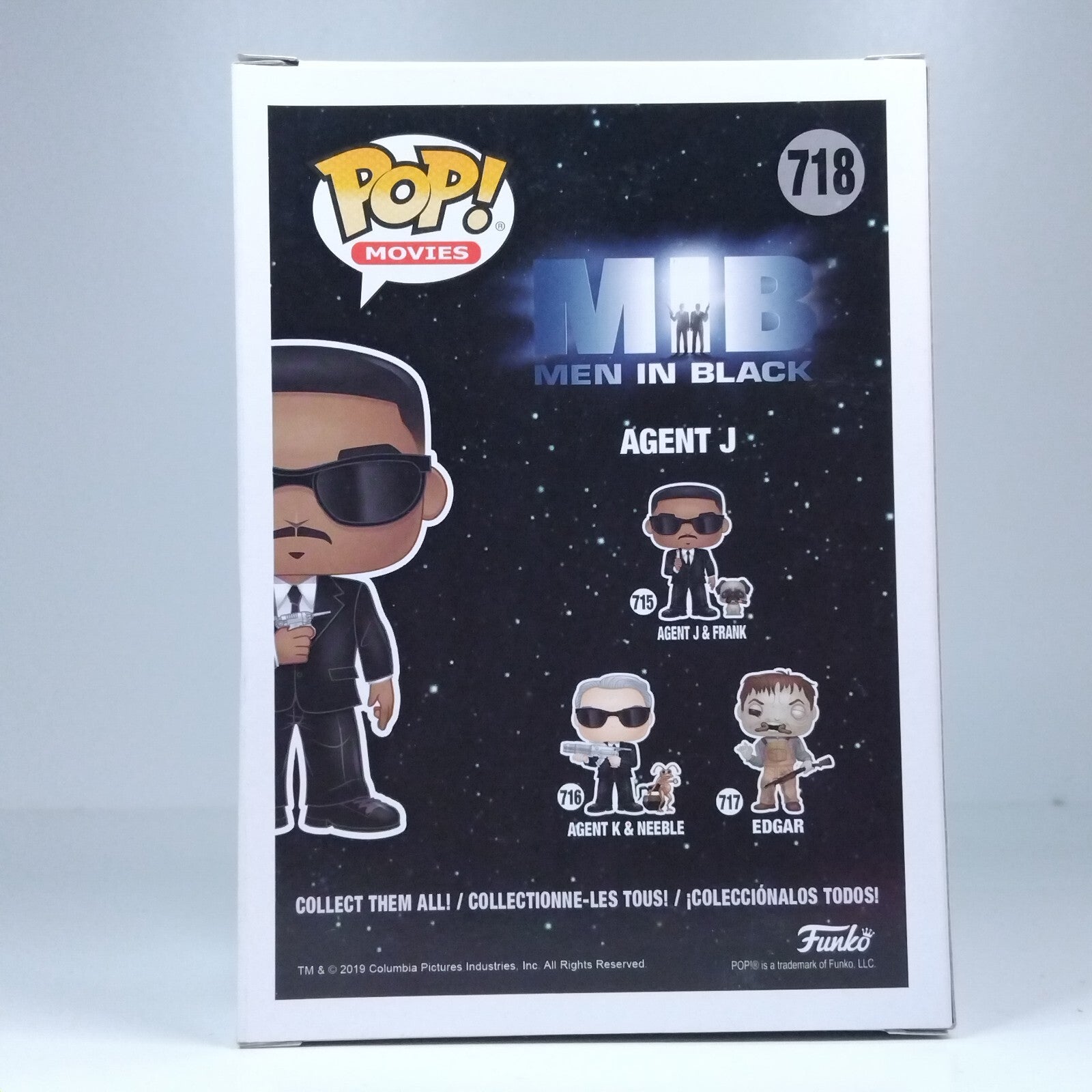 Funko Pop! Movies MIB Men in Black Agent J Exclusive #718