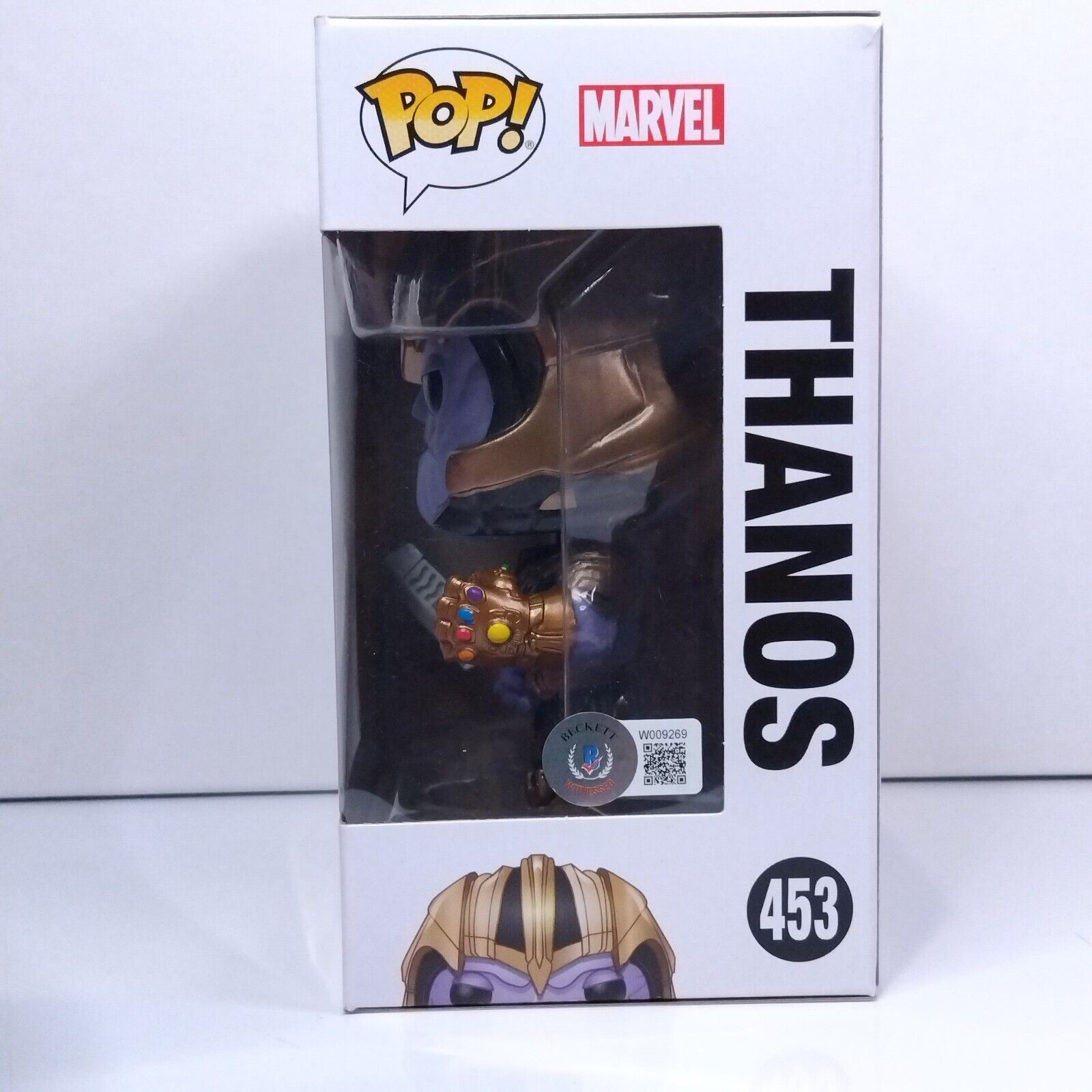 Funko Pop! Marvel Avengers Thanos Signed Josh Brolin COA #453