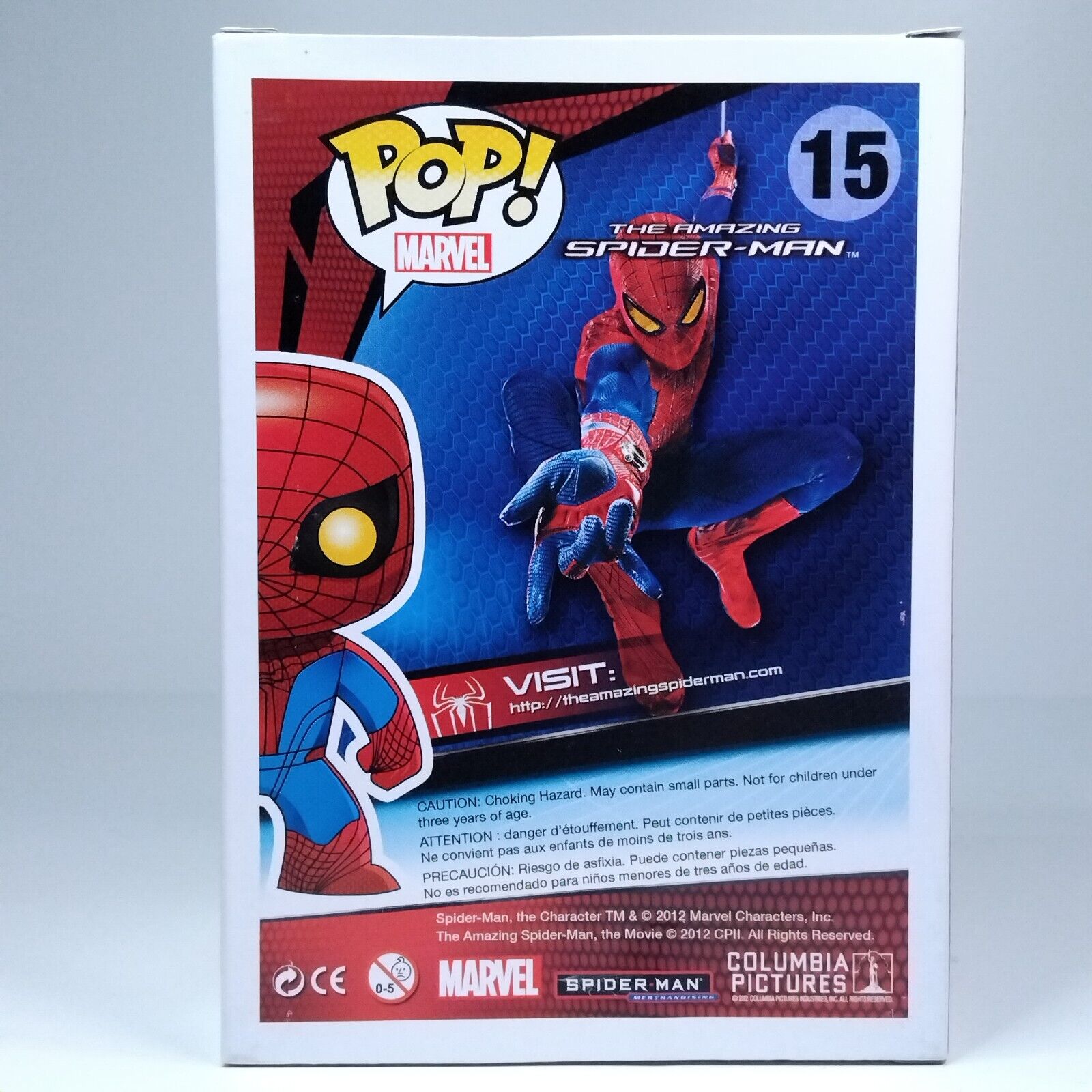 Funko Pop! Marvel Amazing Spider-Man Glow Chase Japan Exclusive 1,000 Pcs #15