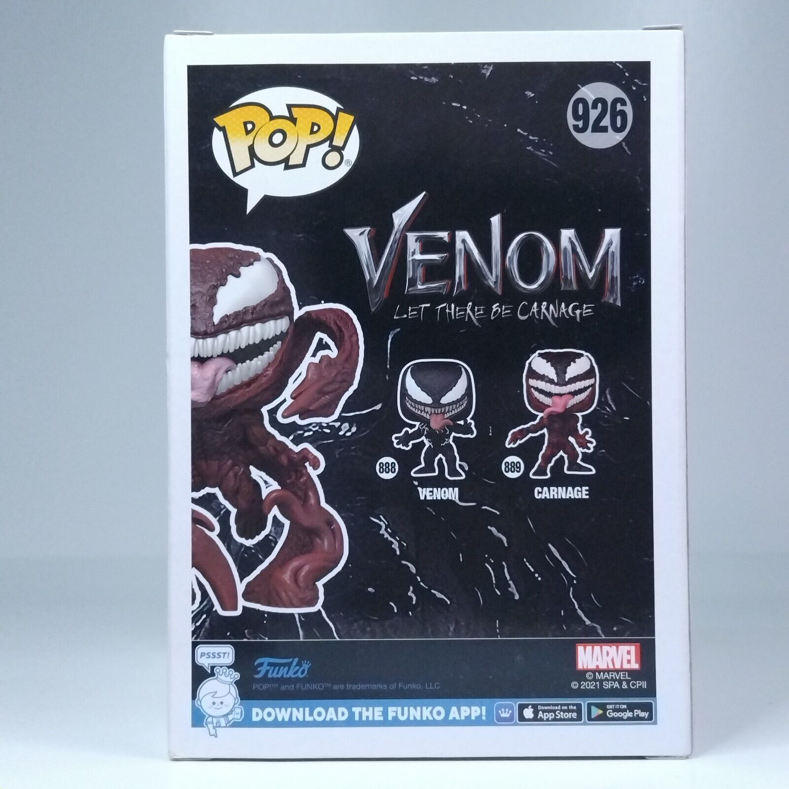 Funko Pop! Marvel Venom Let There Be Carnage - Carnage Limited Edition #926