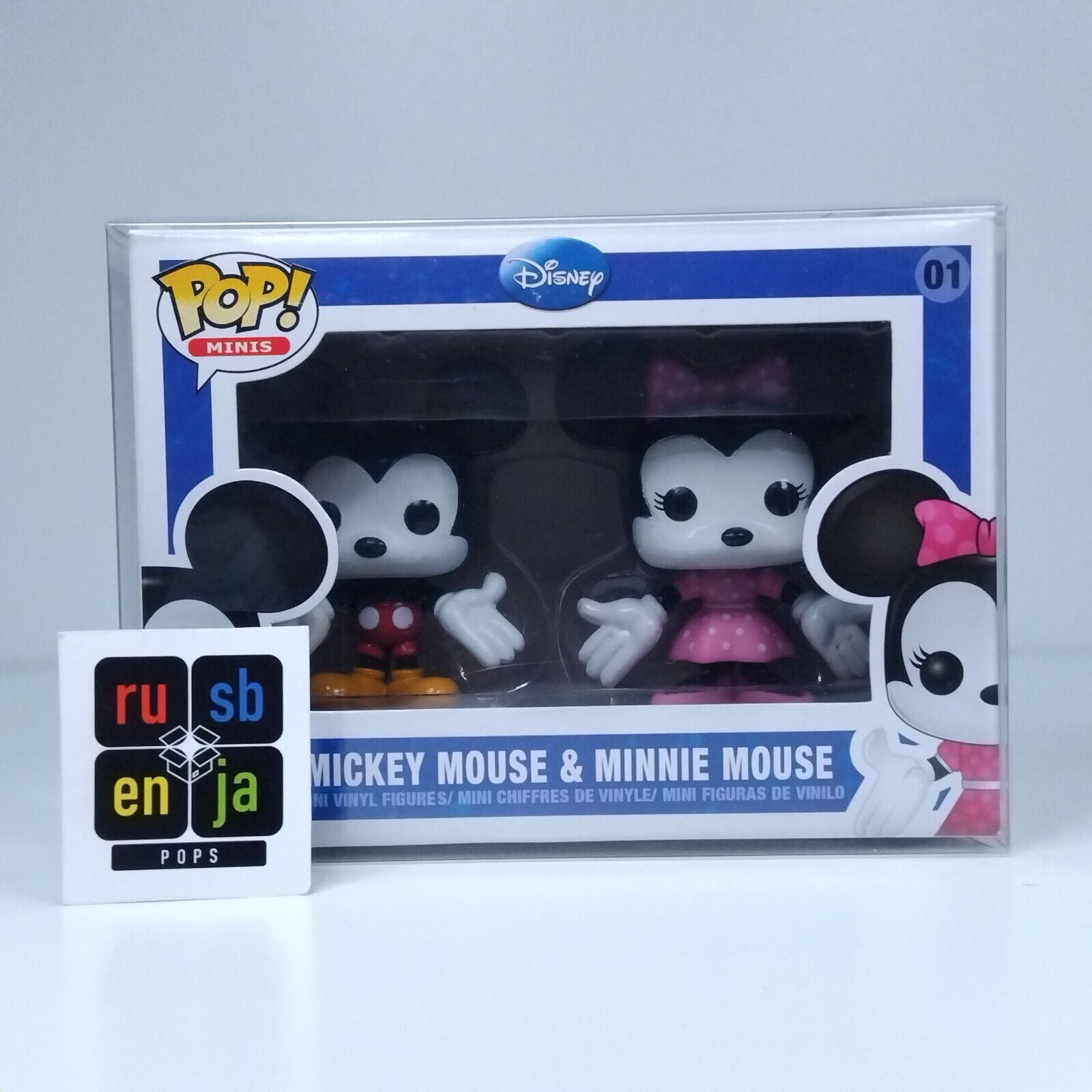 Funko Pop! Minis Disney Mickey Mouse & Minnie Mouse 2 Pack #01