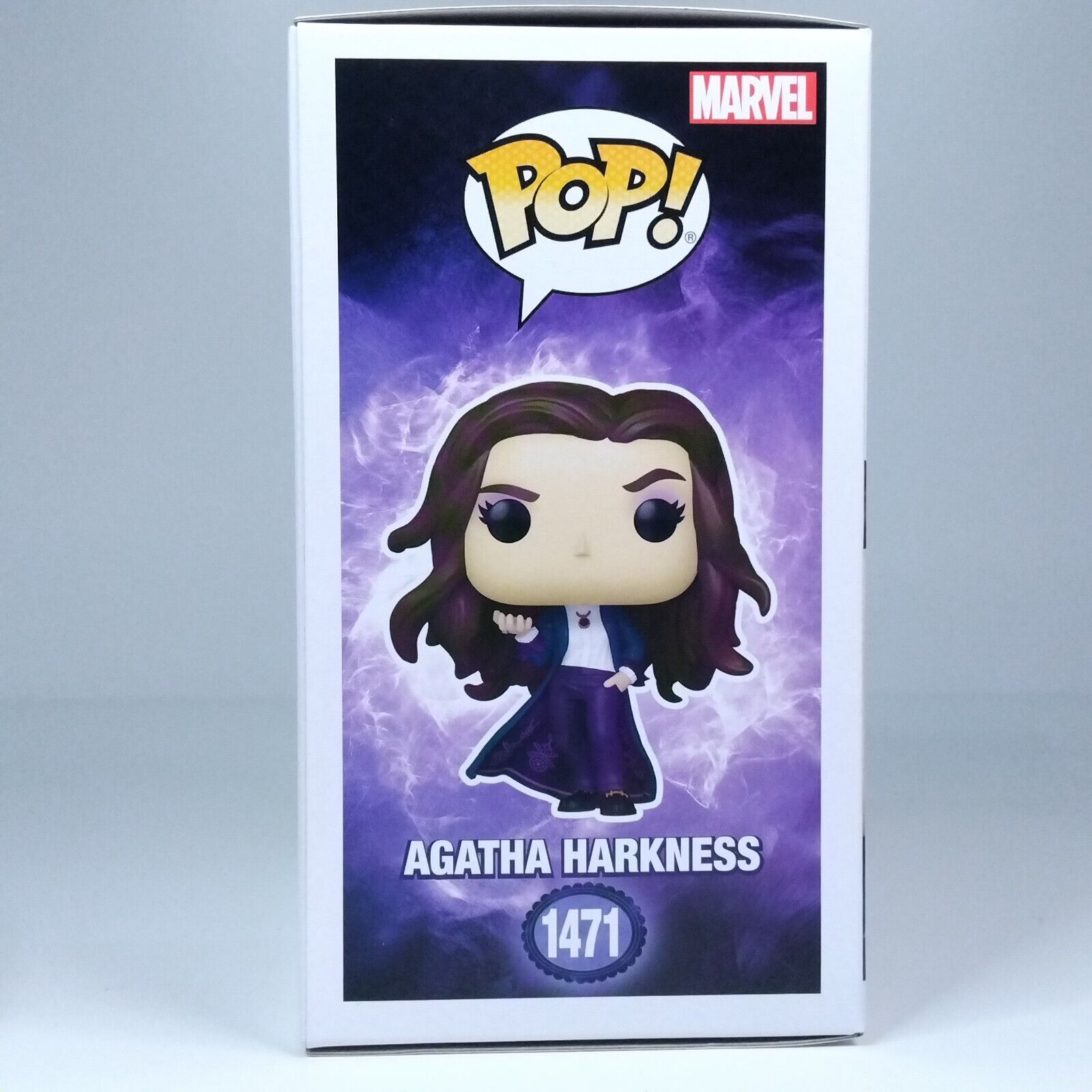 Funko Pop! Marvel Agatha Harkness Signed Kathryn Hahn COA #1471 WS