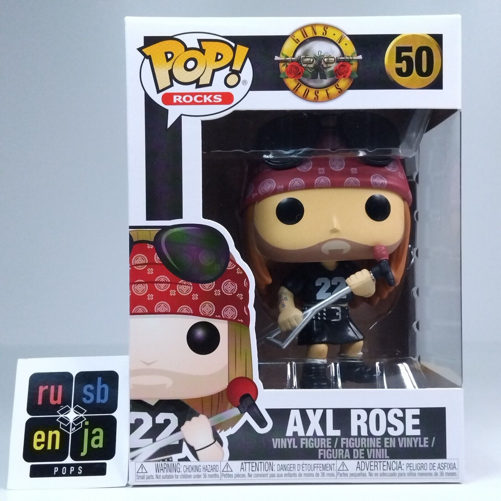 Funko Pop! Rocks Music Guns N Roses Axl Rose #50