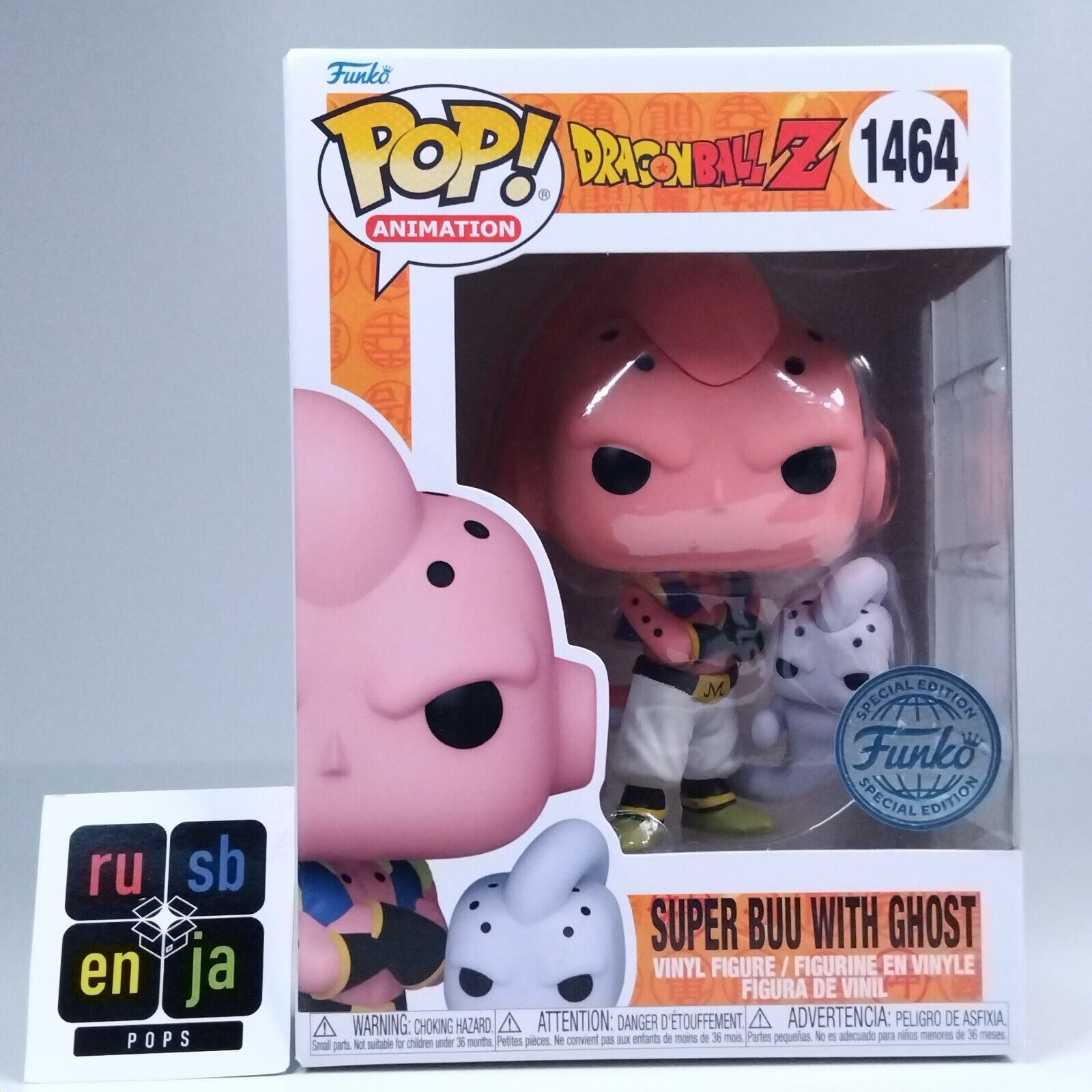 Funko Pop! Anime DBZ Dragonball Z Super Buu with Ghost #1464