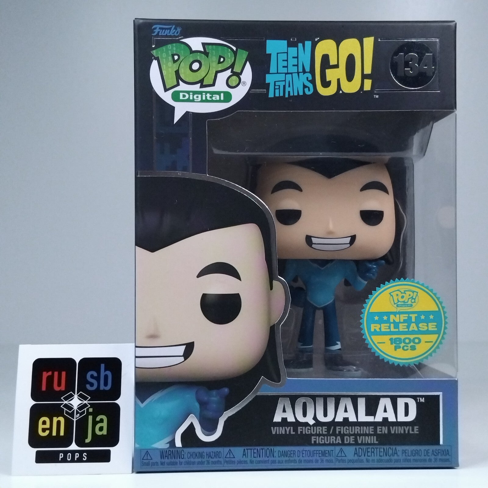 Funko Pop! Digital Animation DC Heroes Teen Titans Go! Aqualad 1,800 Pcs #134