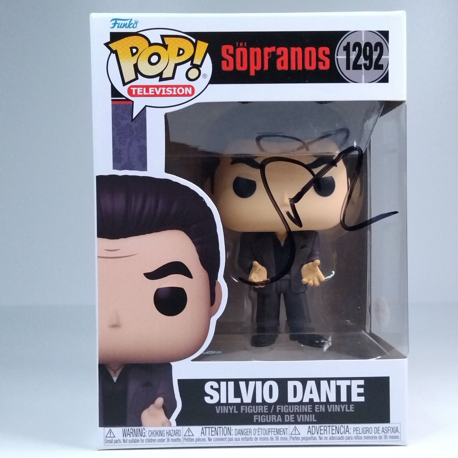 Funko Pop! TV Sopranos Silvio Dante Signed Steven Van Zandt COA #1292 WS