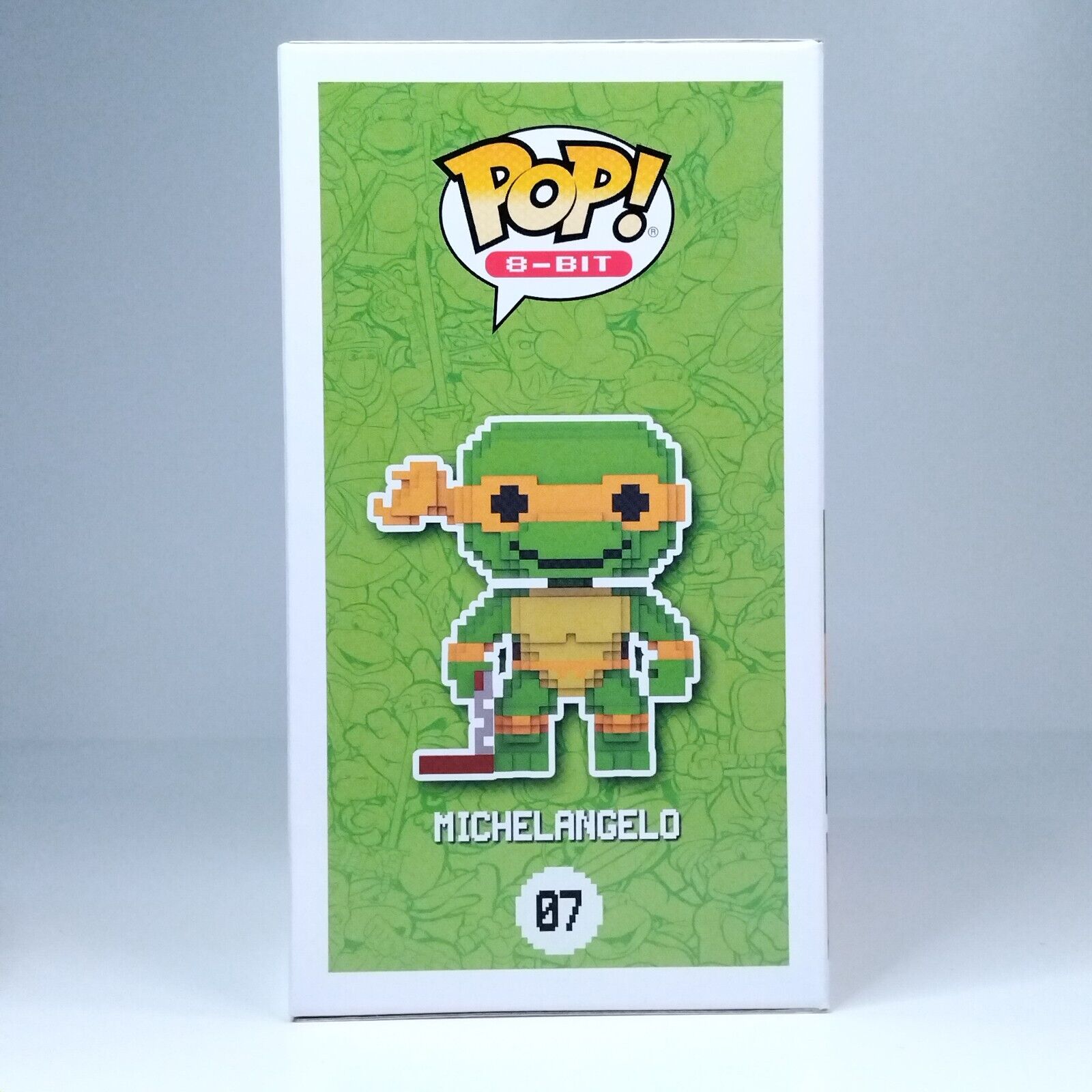 Funko Pop! 8-BIT TMNT Ninja Turtles Michelangelo Signed Kevin Eastman 7BAP #07