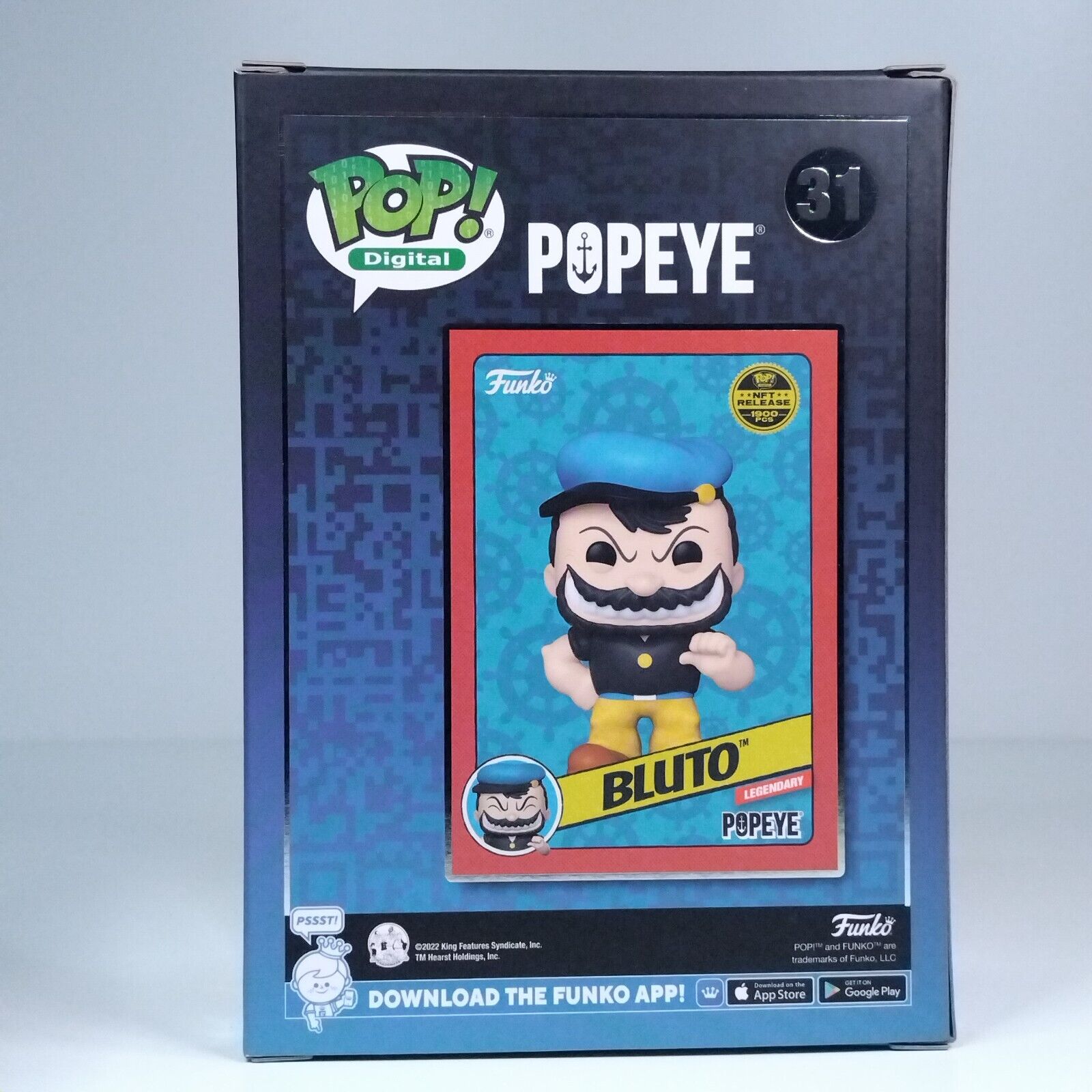 Funko Pop! Digital Animation Popeye Bluto 1,900 Pcs #31